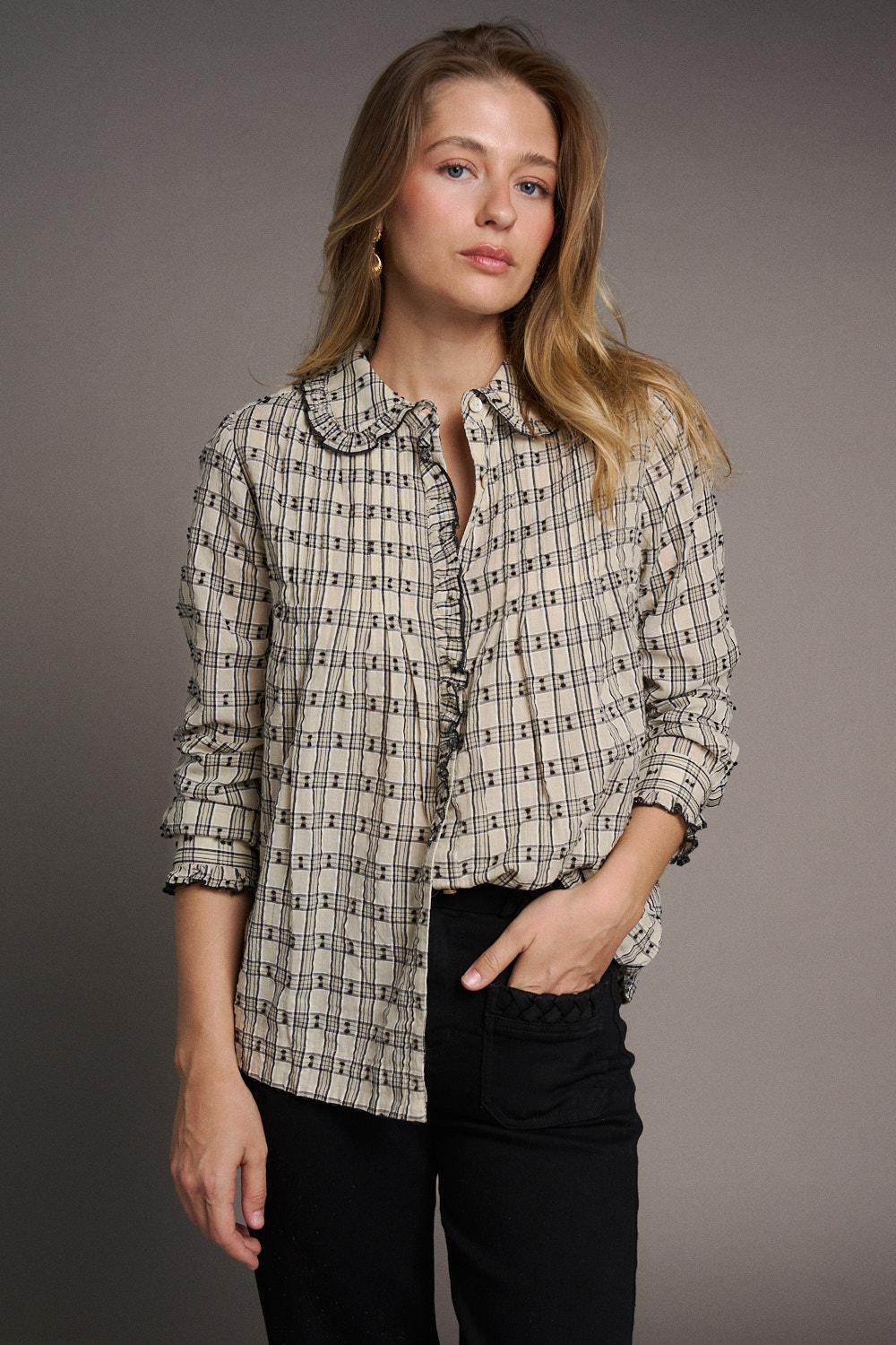 Blusa Cuadros Julia