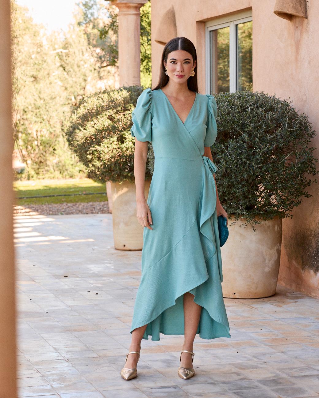 Vestido Mangas Leane