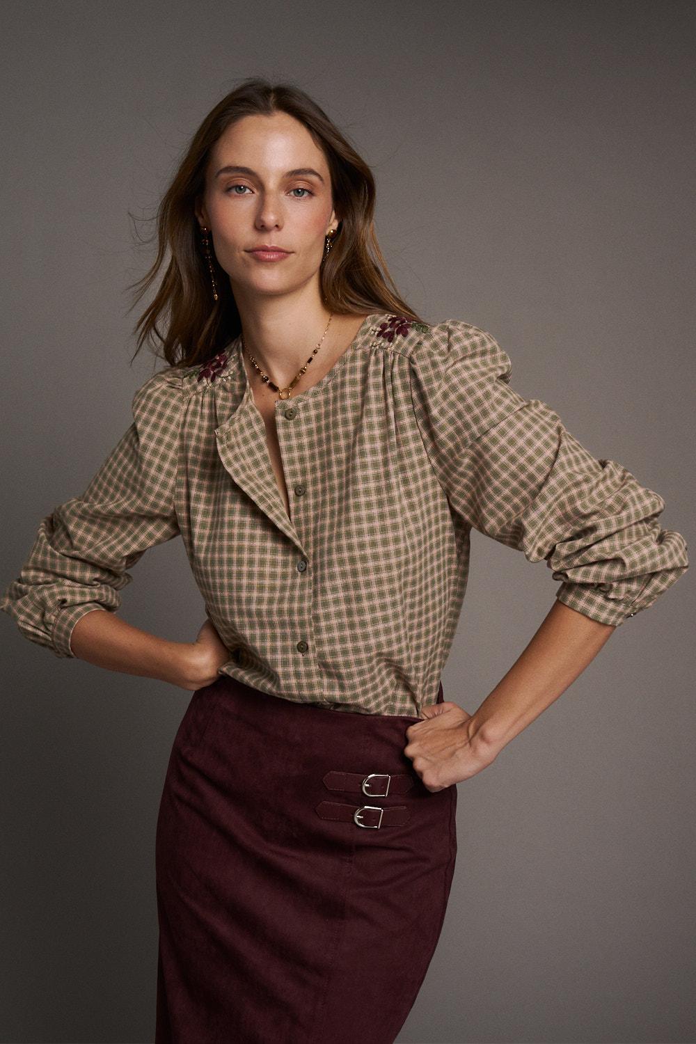 Camisa Bordada Fleur