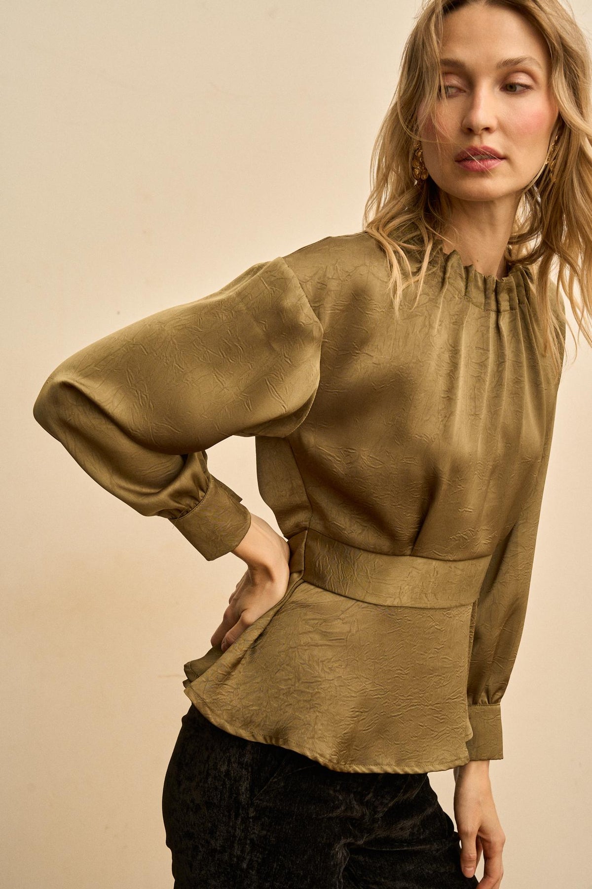 Blusa Fruncida Ondine