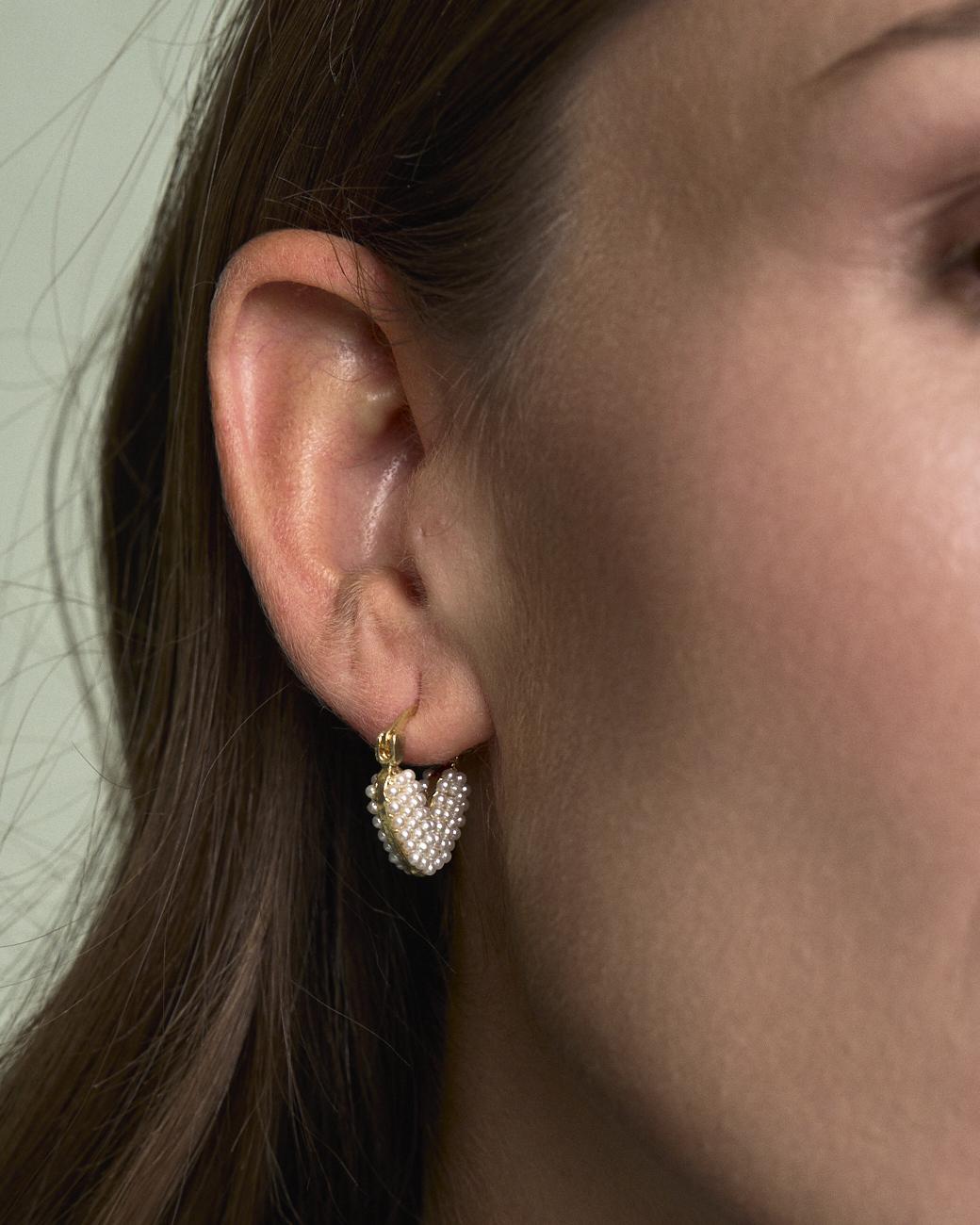 Pendientes Corazon Luzma