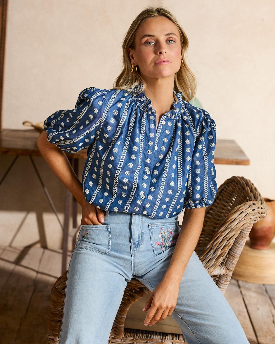 Camisa Bordados Anna