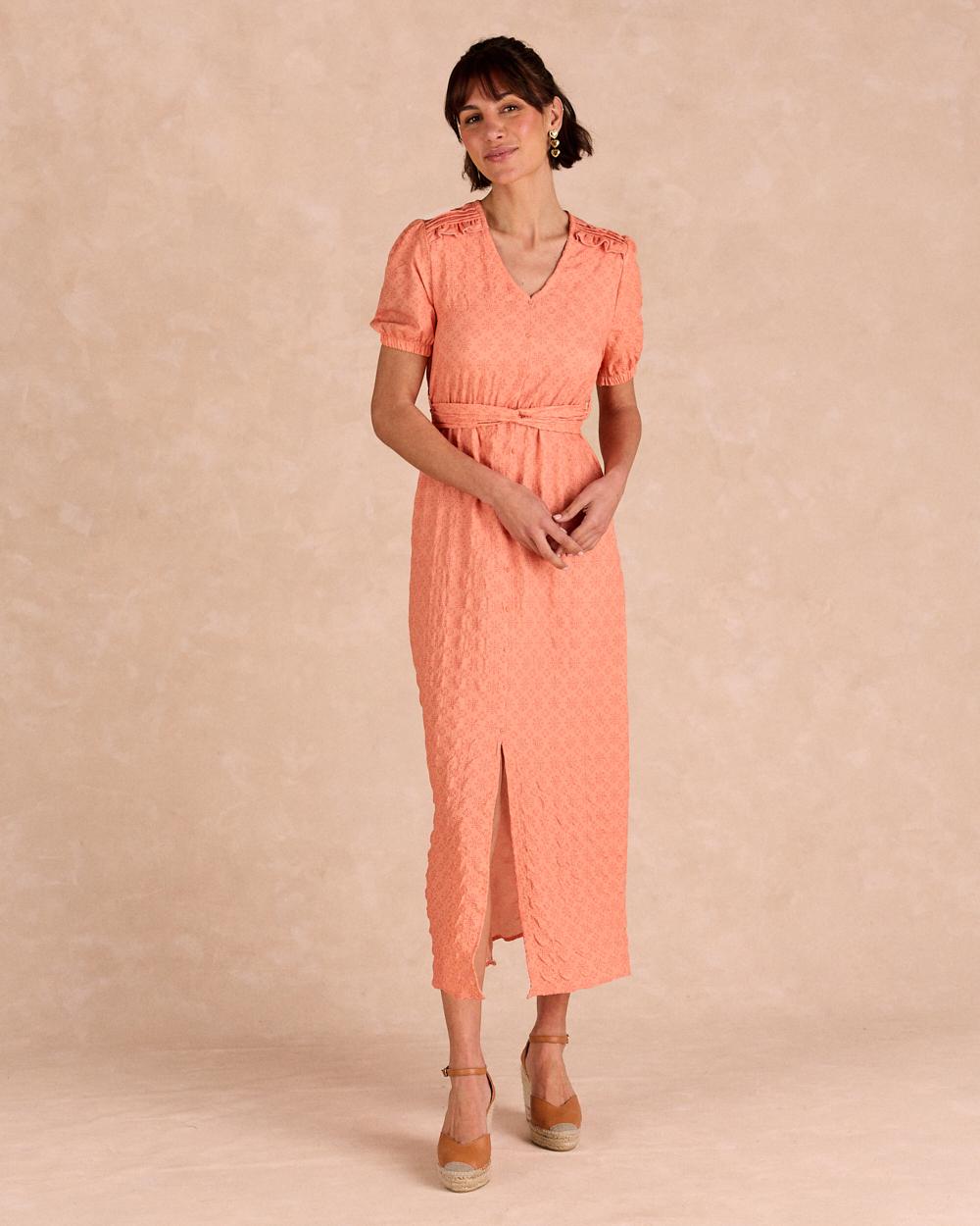 Vestido Naranja Mirela