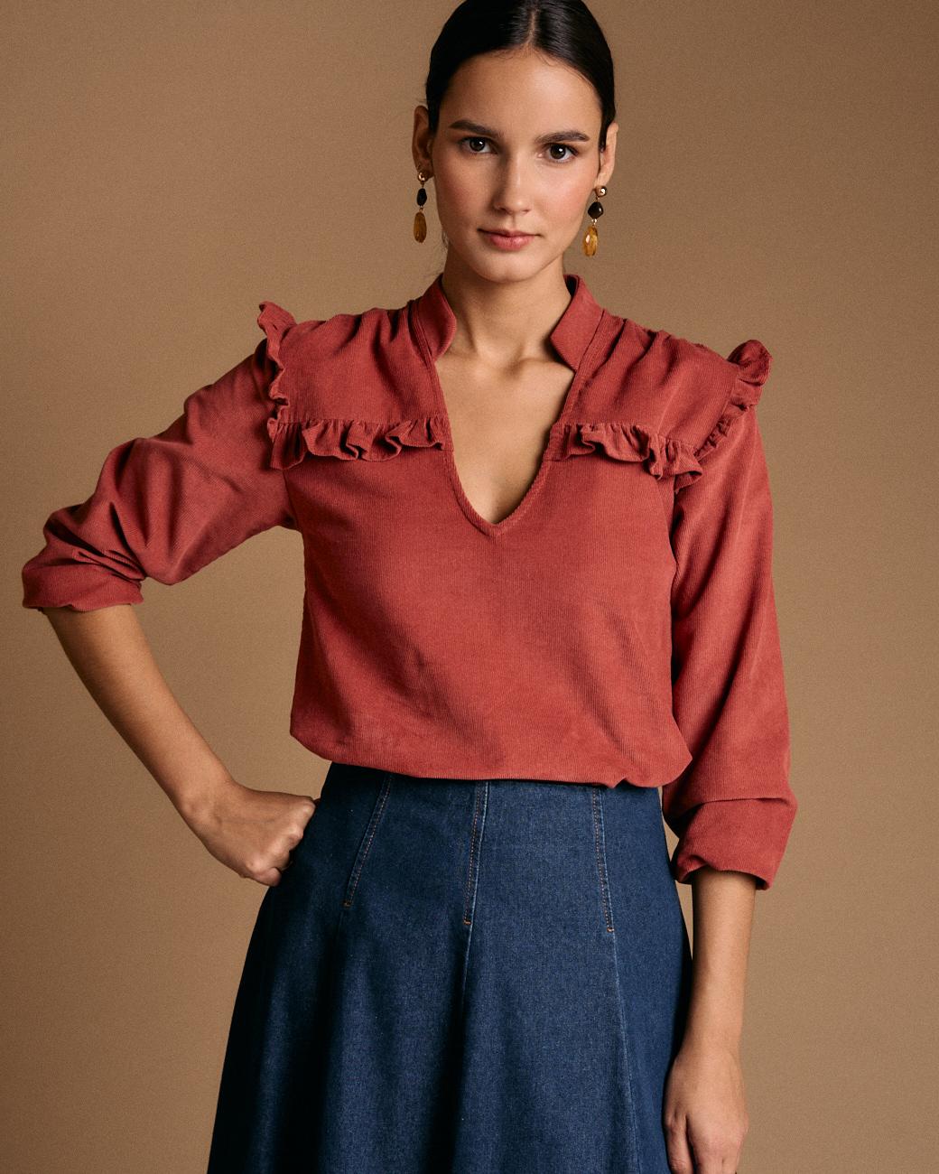 Blusa Volantes Vali