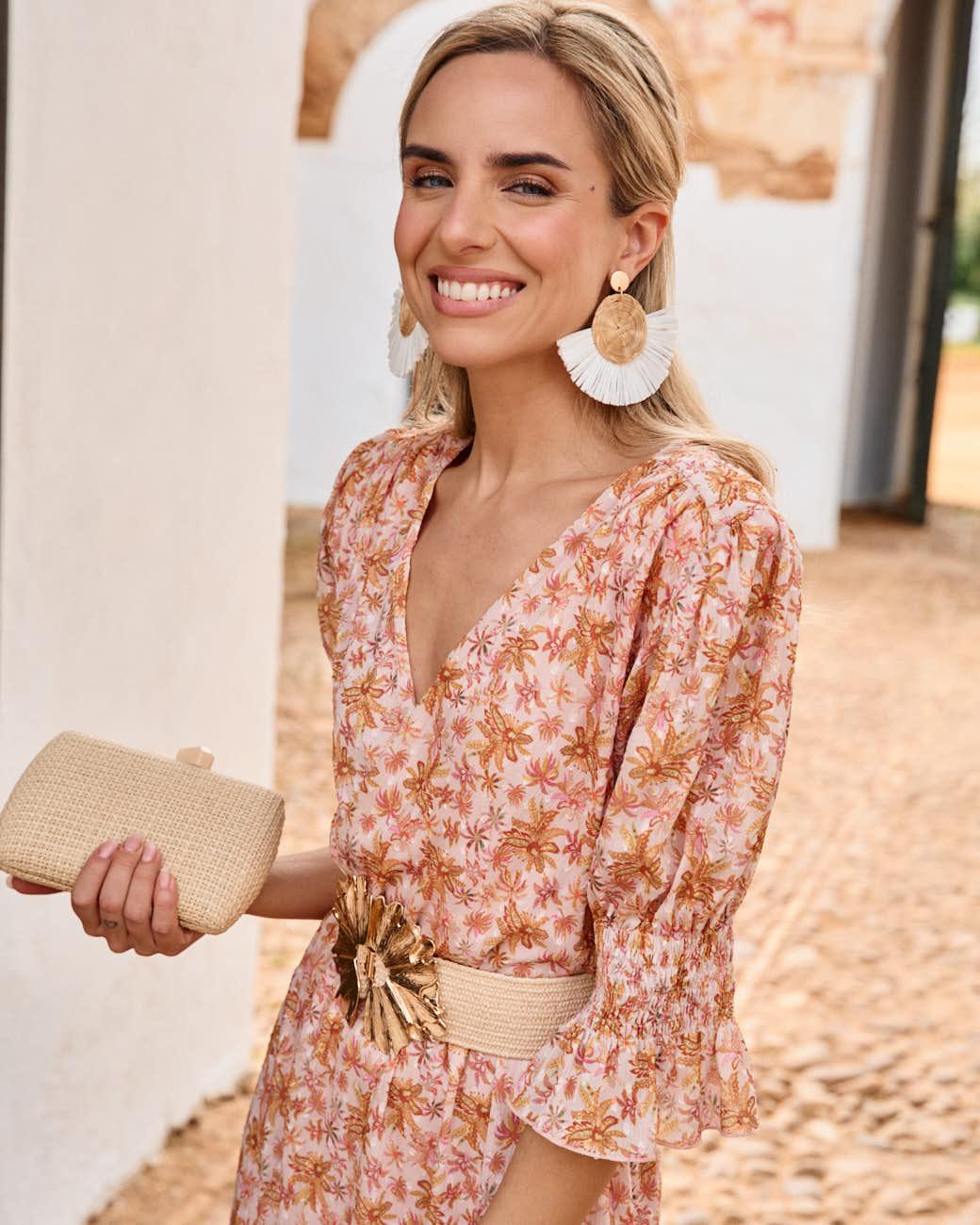 Vestido Flores Opera
