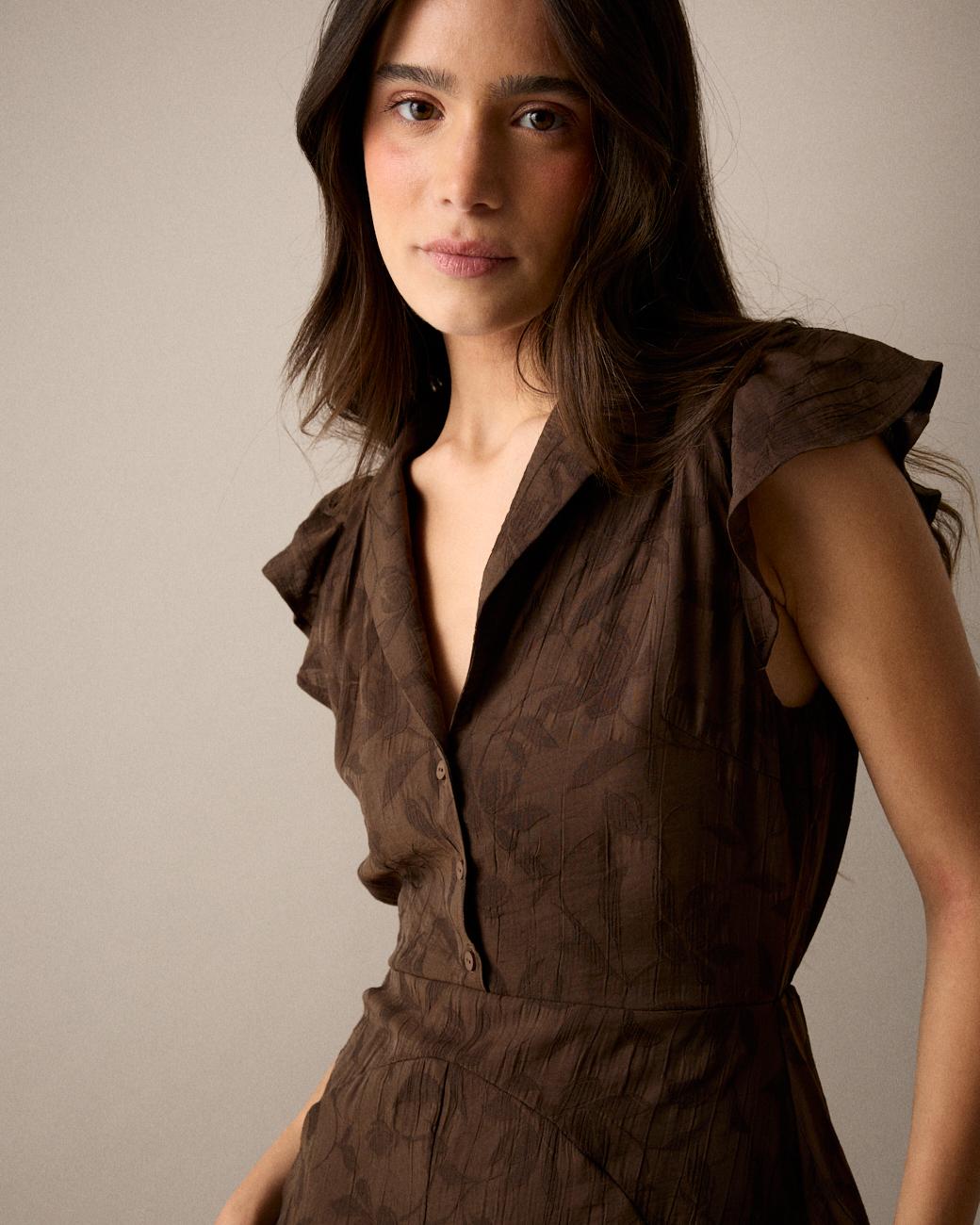 Vestido Marrón Eire