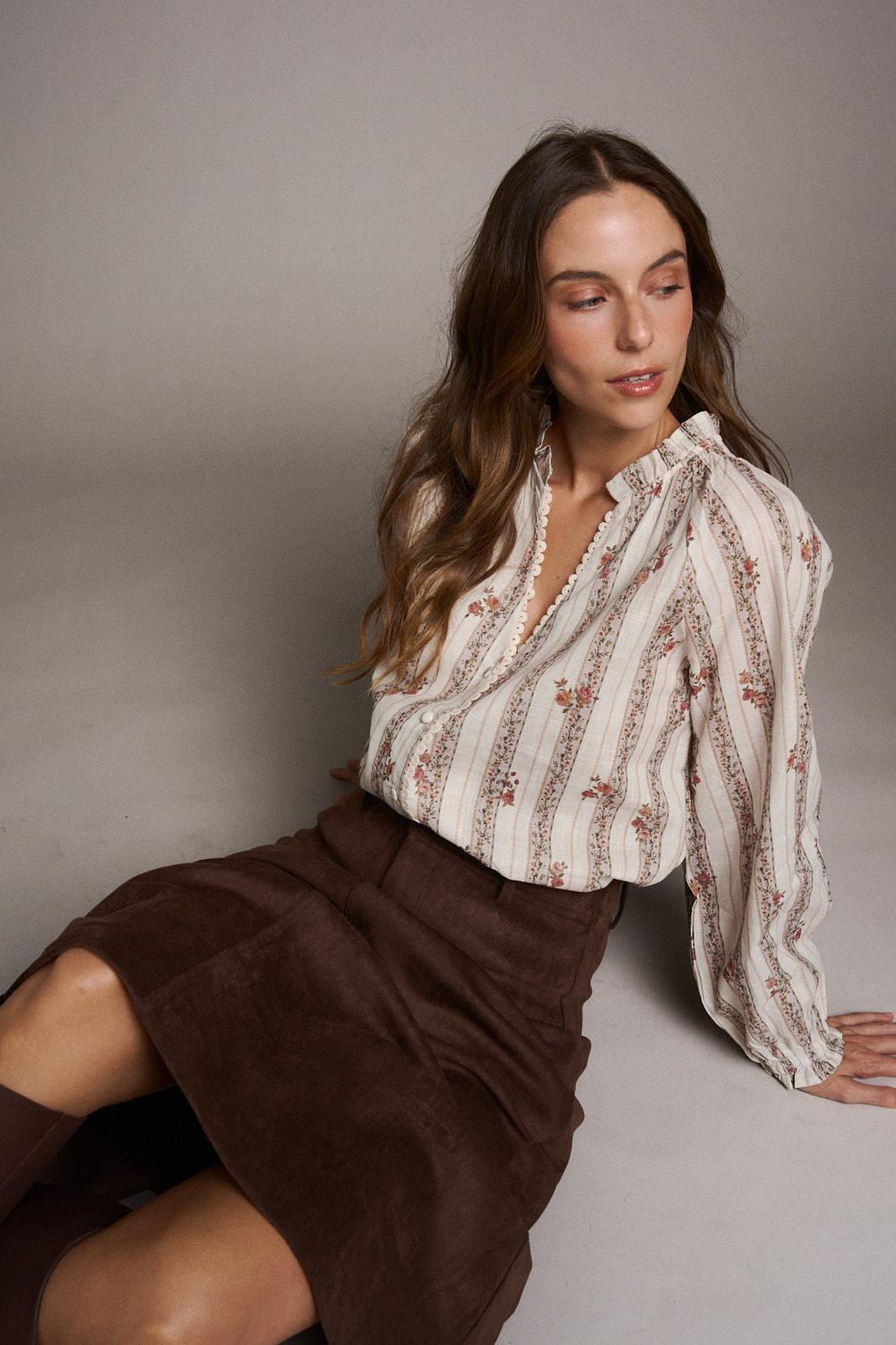 Blusa Estampado Floral Clementina