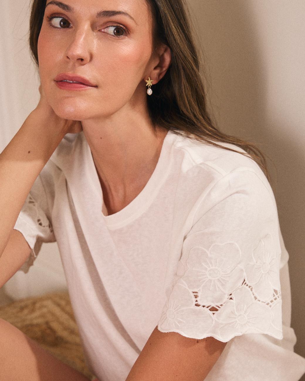 Camiseta Flores Brigitte