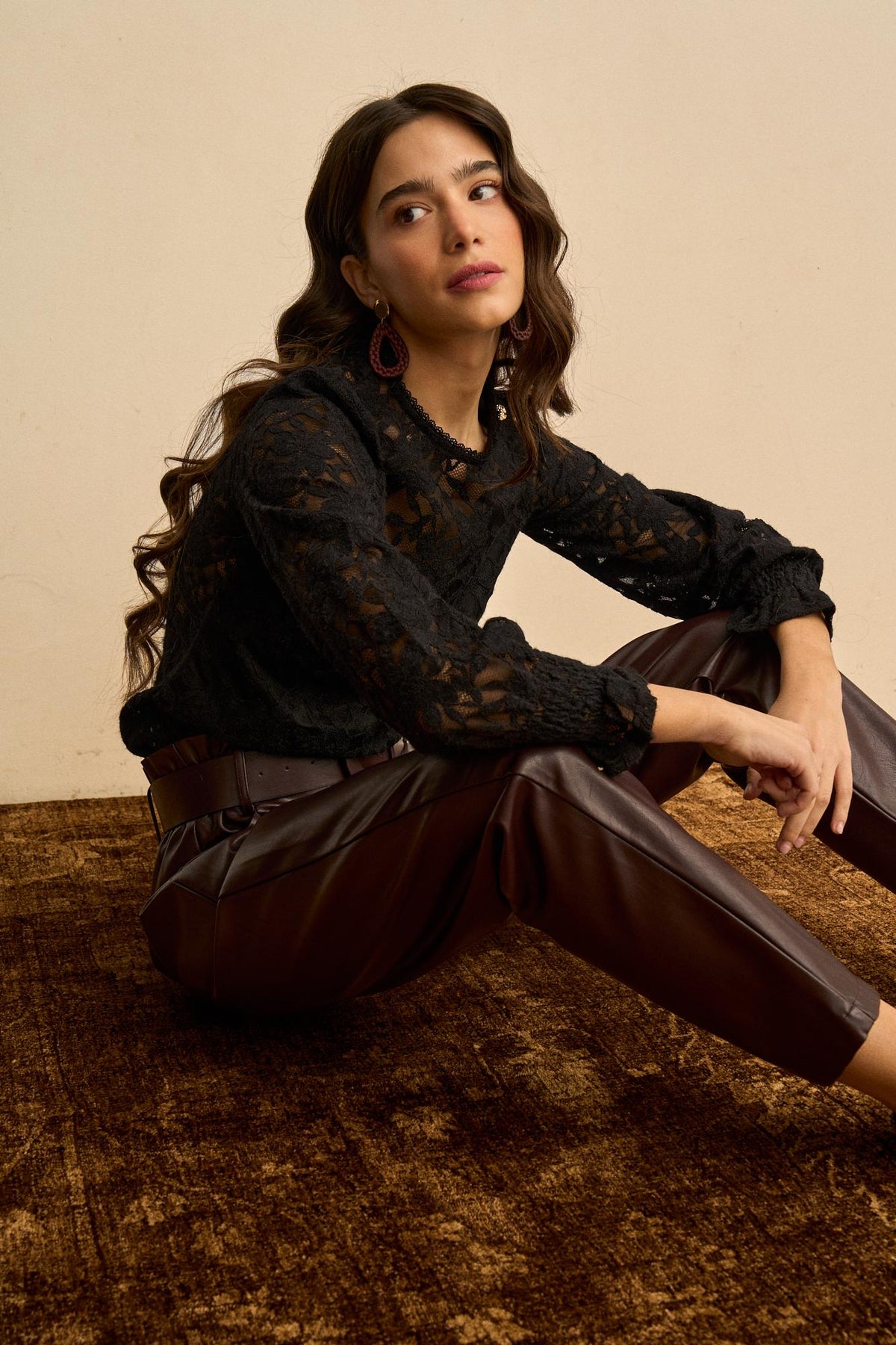 Blusa Encaje Floral Maëva