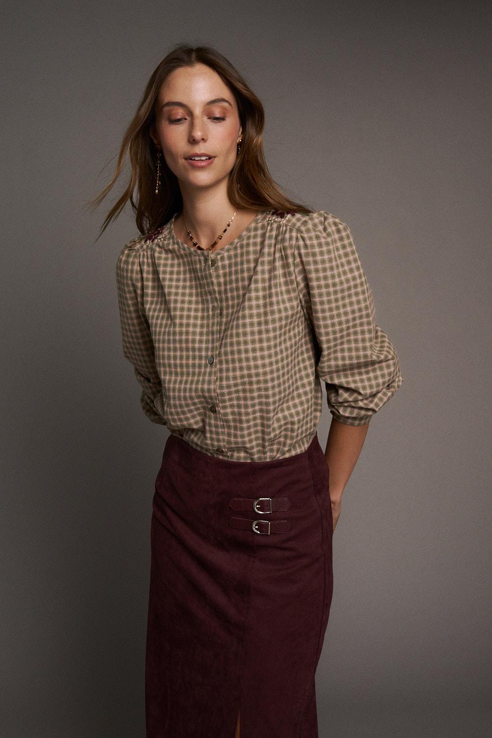 Camisa Bordada Fleur