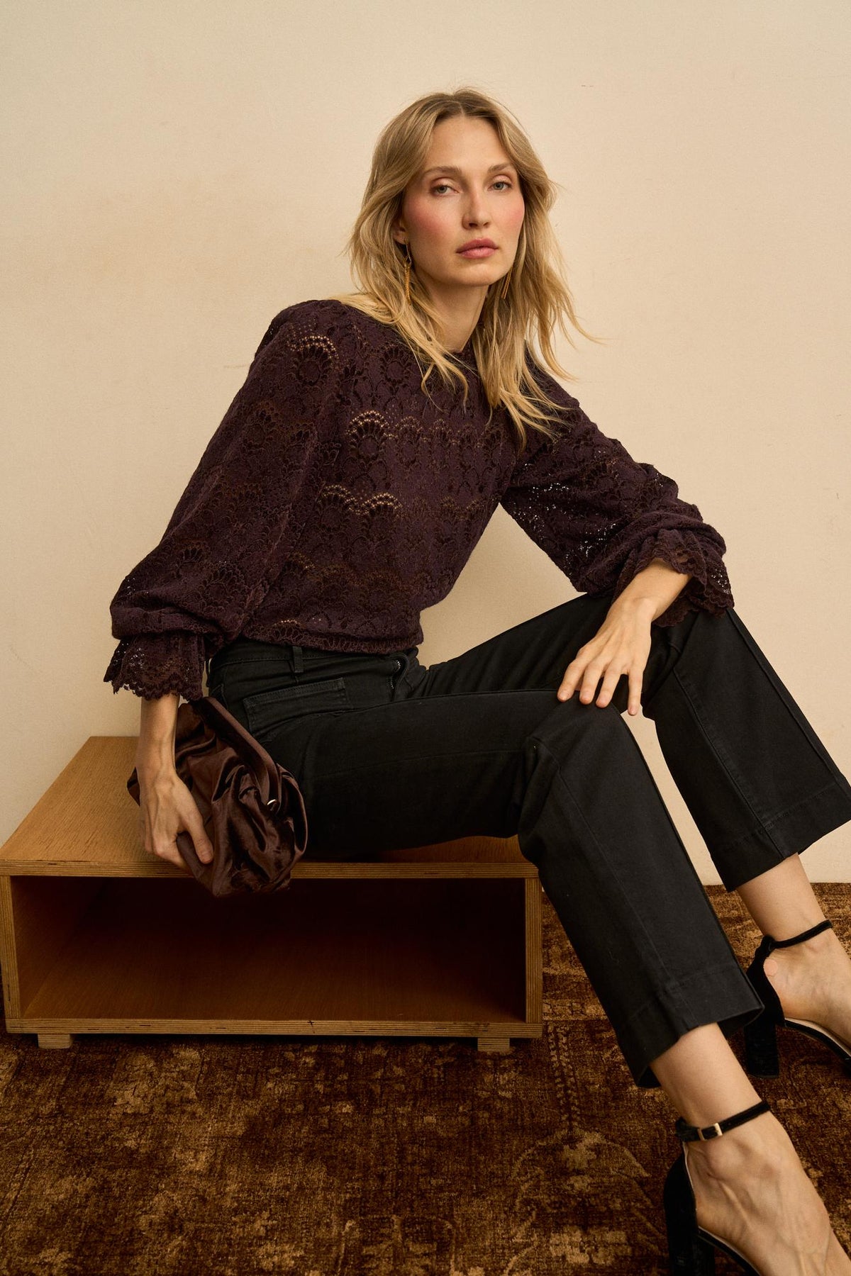 Pantalón Denim Bolsillos Elvire