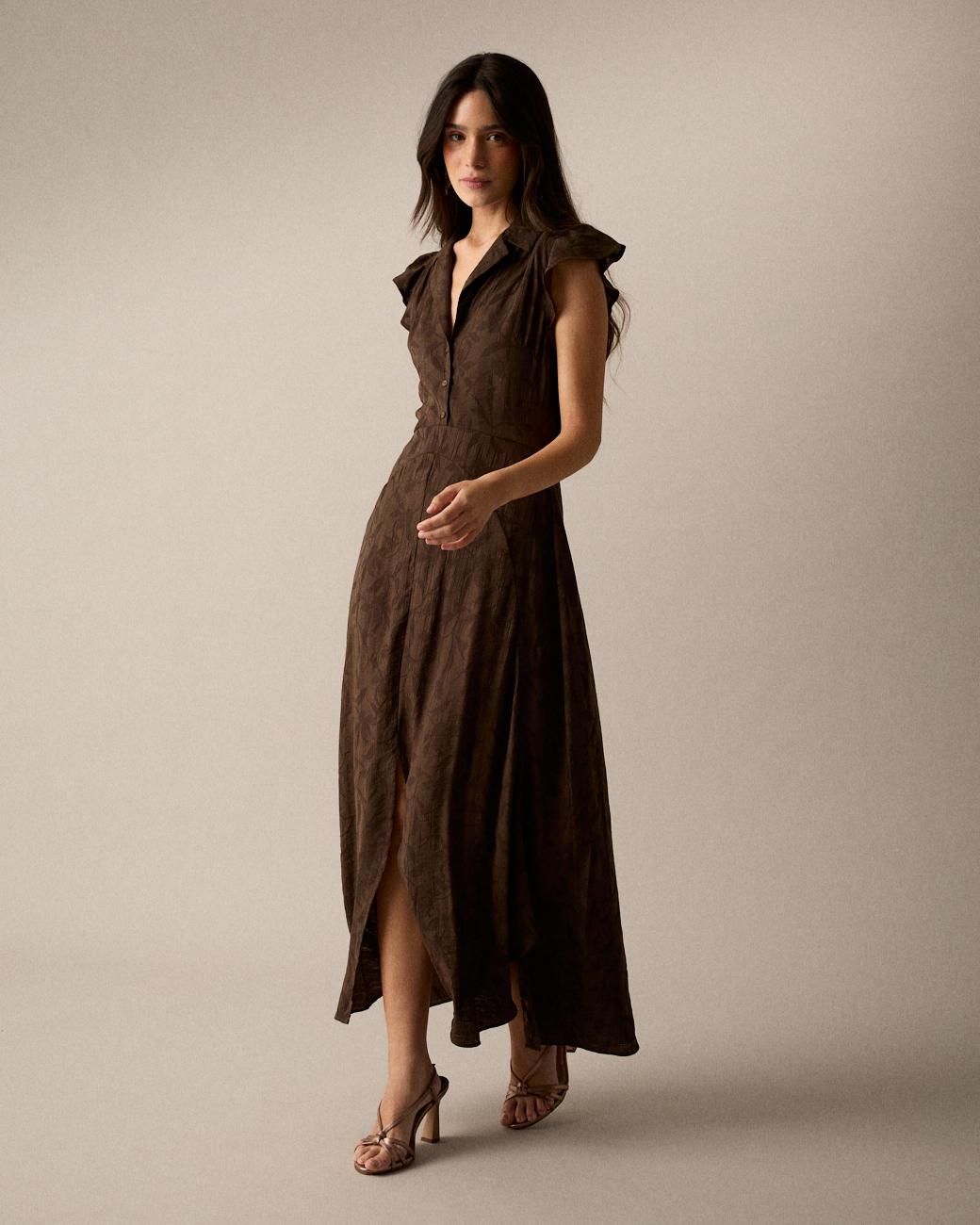 Vestido Marrón Eire