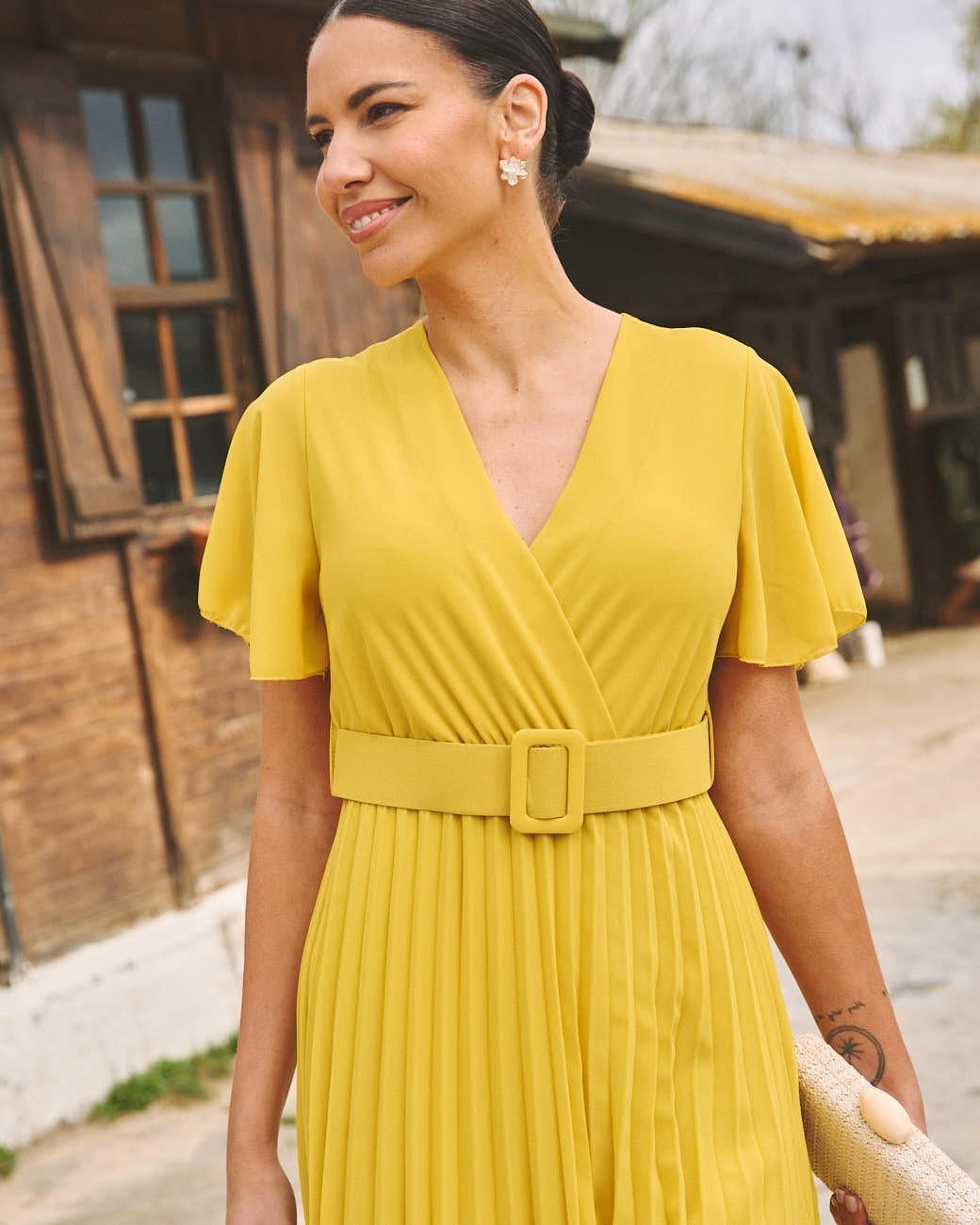 Vestido Plisado Elodi