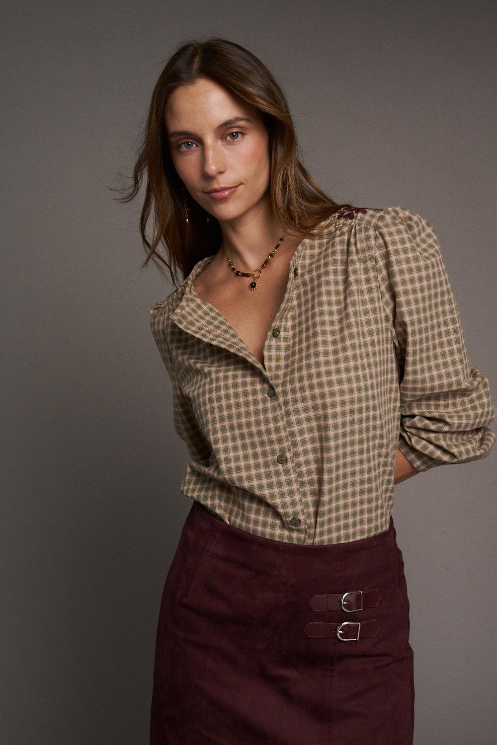 Camisa Bordada Fleur