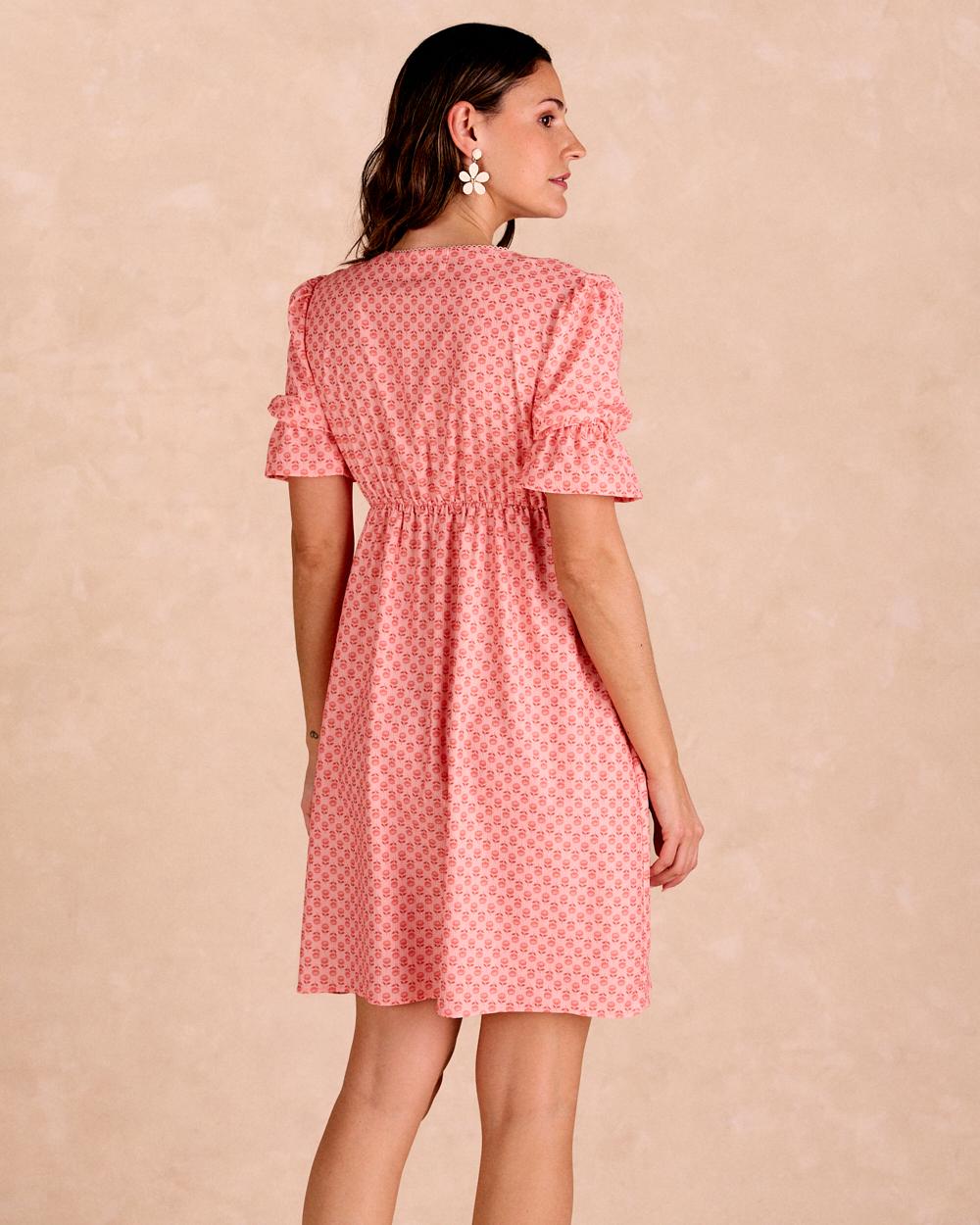 Vestido Corto Flores Senna