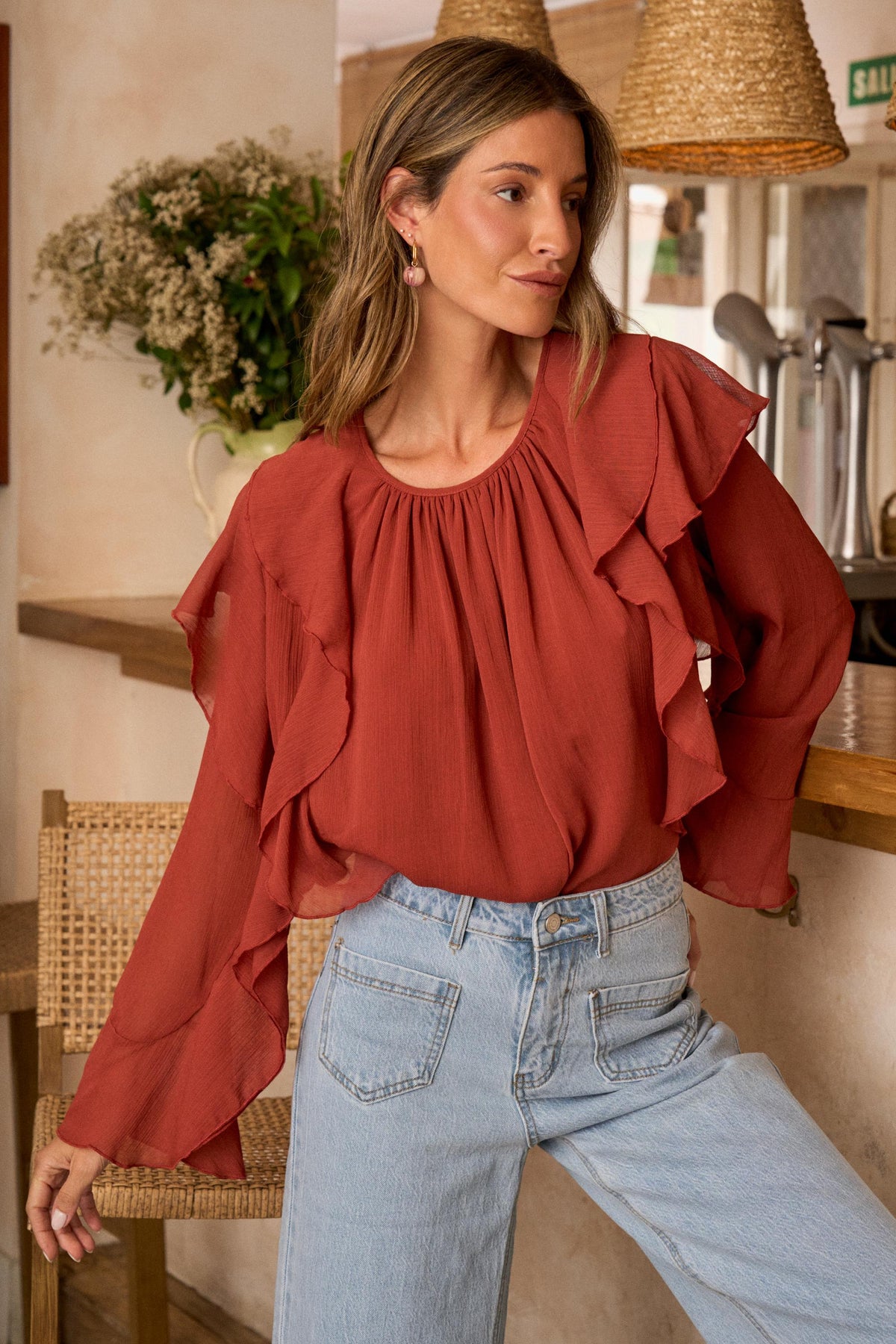 Blusa Volante Inaya