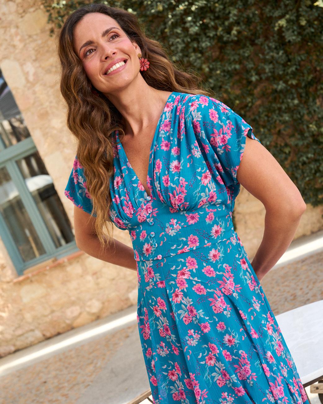 Vestido Flores Tiana