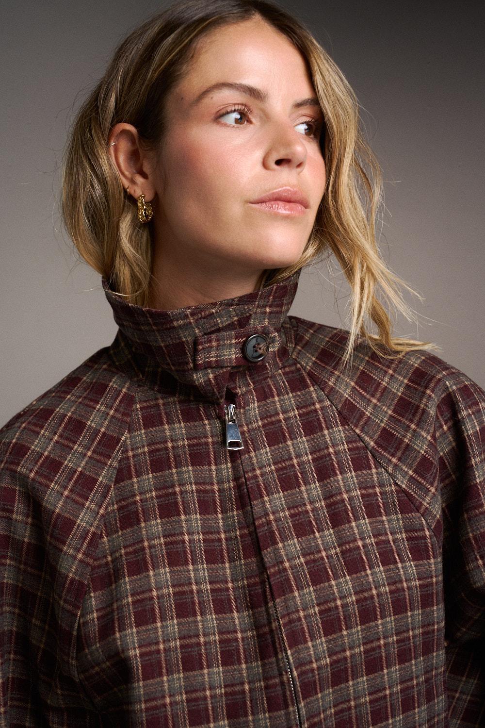Bomber Cuadros Paloma