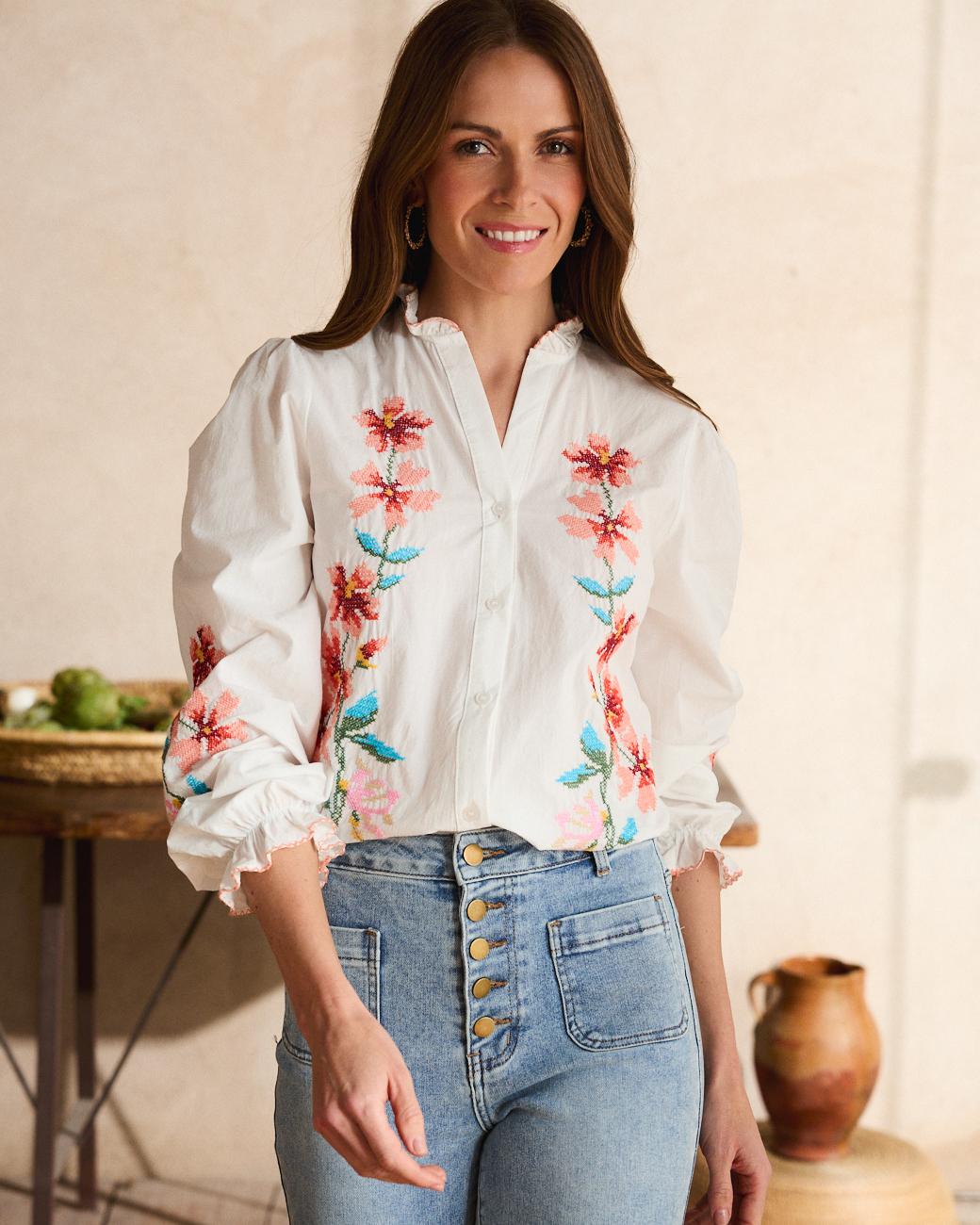 Camisa Bordado Fiona