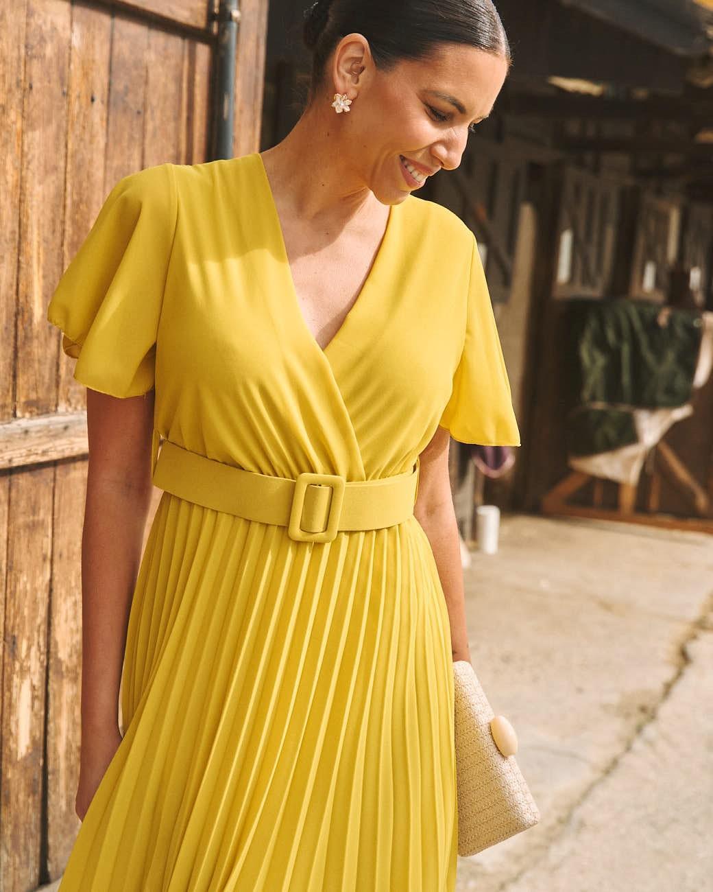 Vestido Plisado Elodi