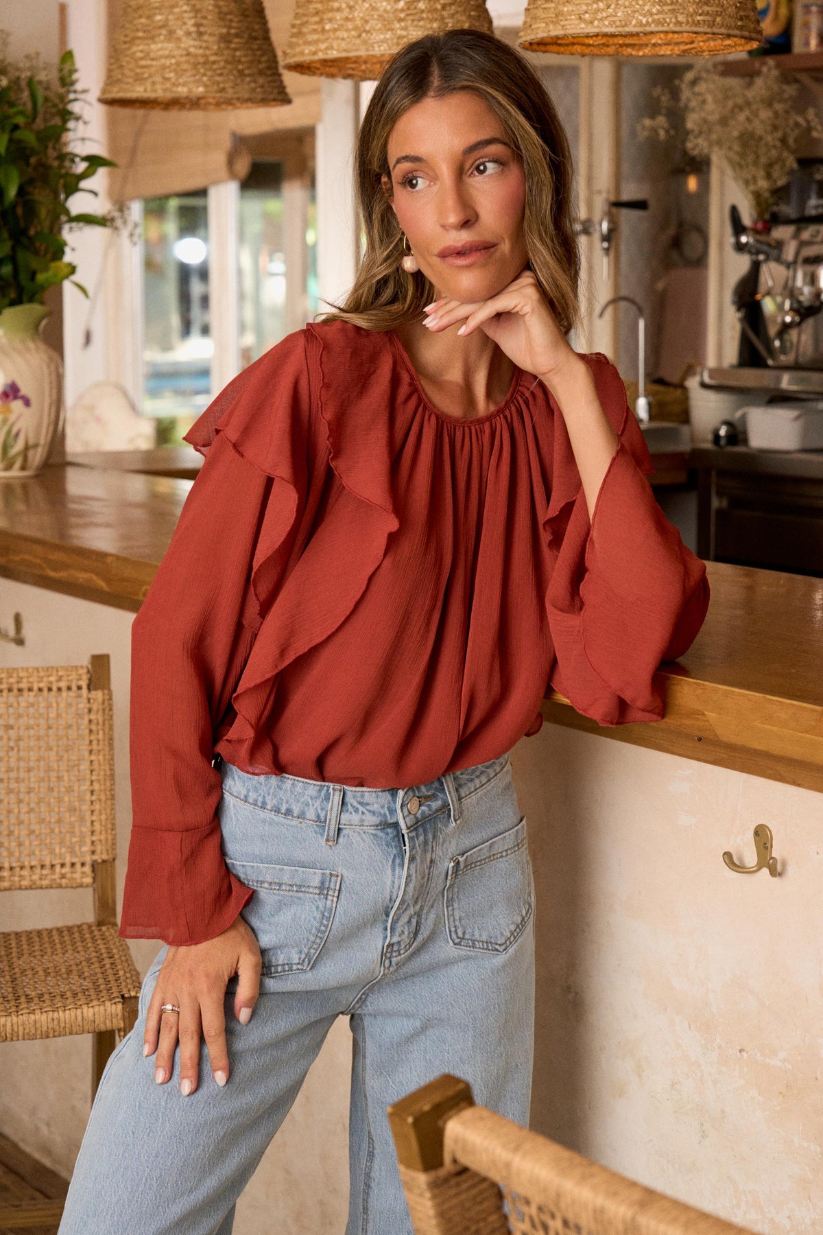 Blusa Volante Inaya
