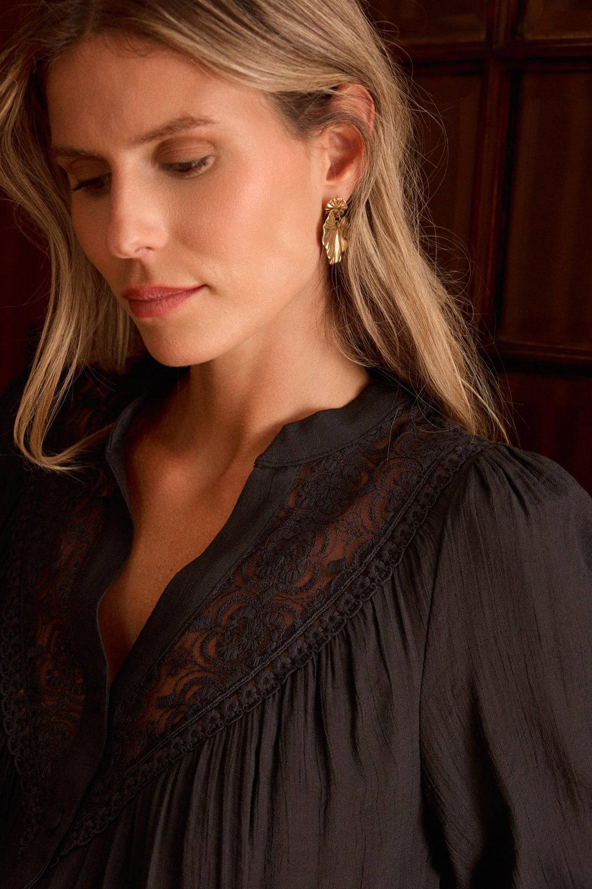 Camisa encaje Lorina