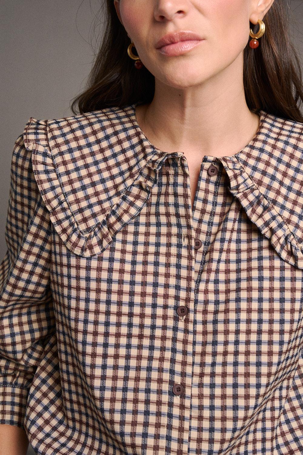 Blusa Cuadros Bérénice