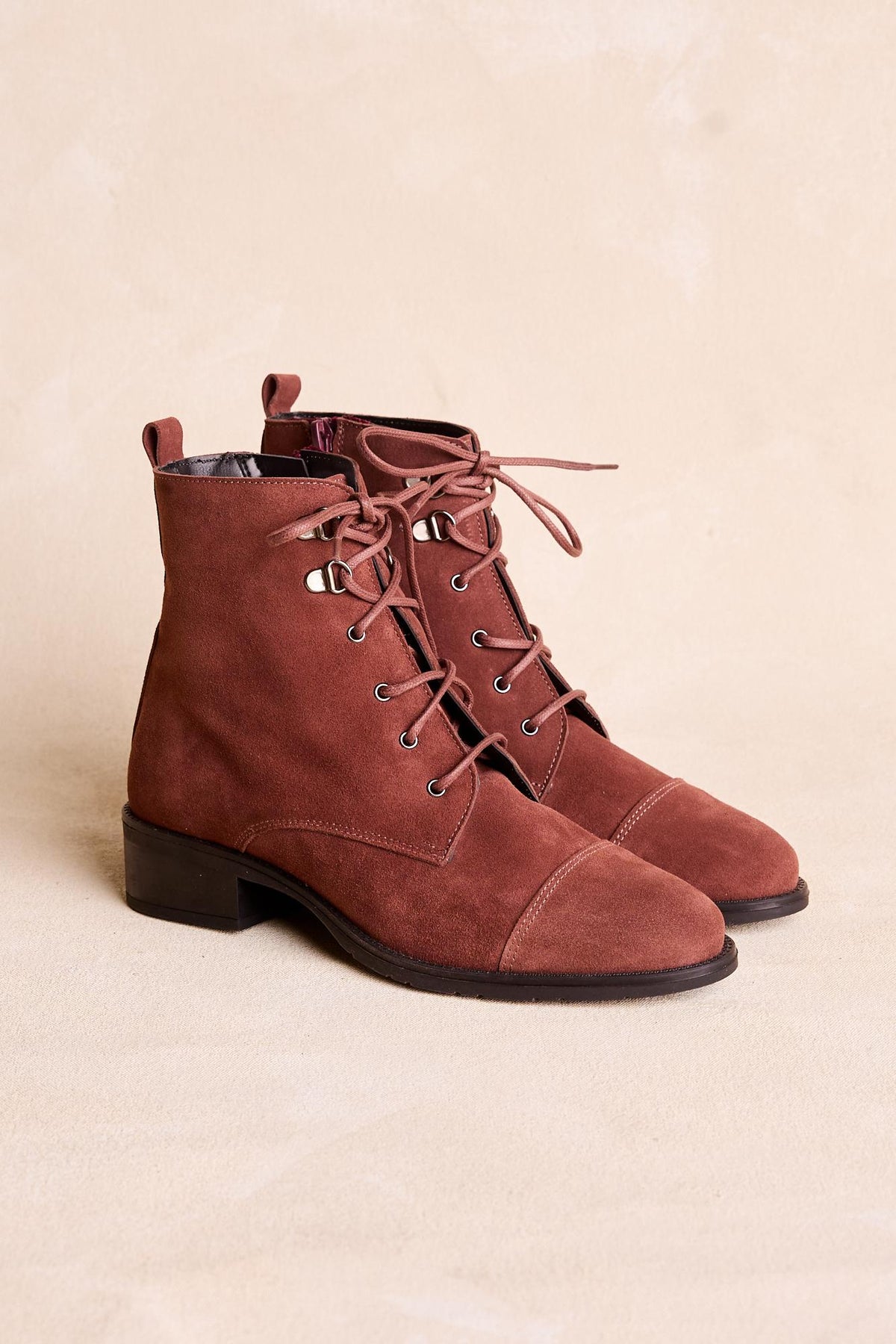 Botín Cordones Piel Alisa