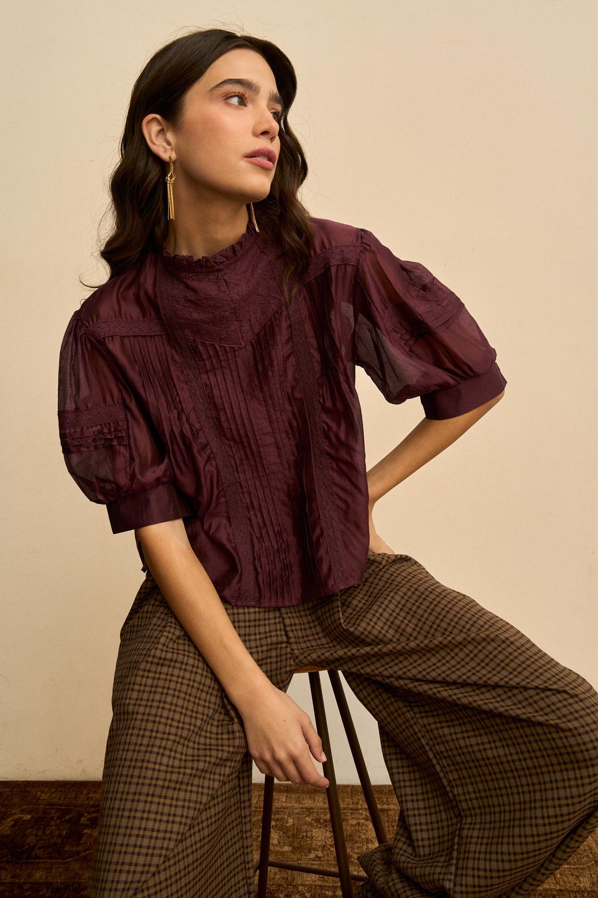 Blusa Jaretas Abullonada Soline