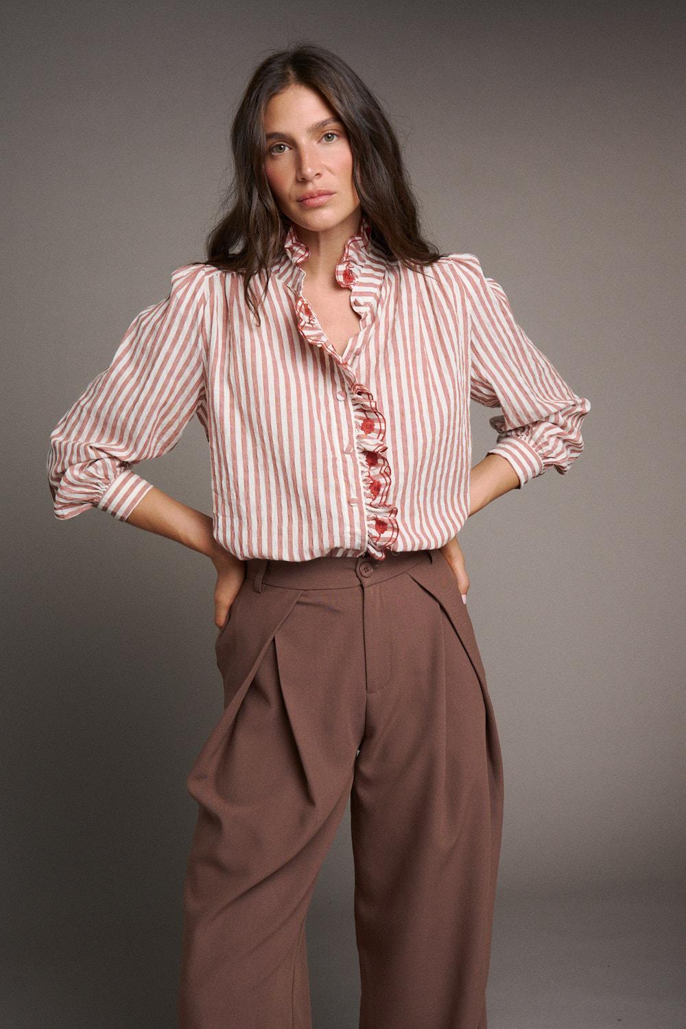 Blusa Rayas Colomara