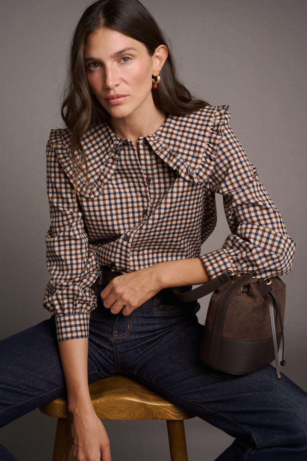 Blusa Cuadros Bérénice