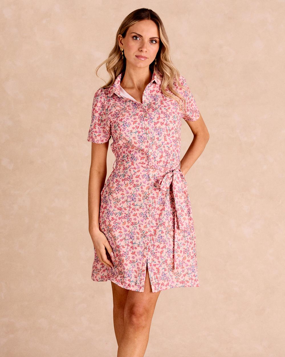 Vestido Corto Flores Lala