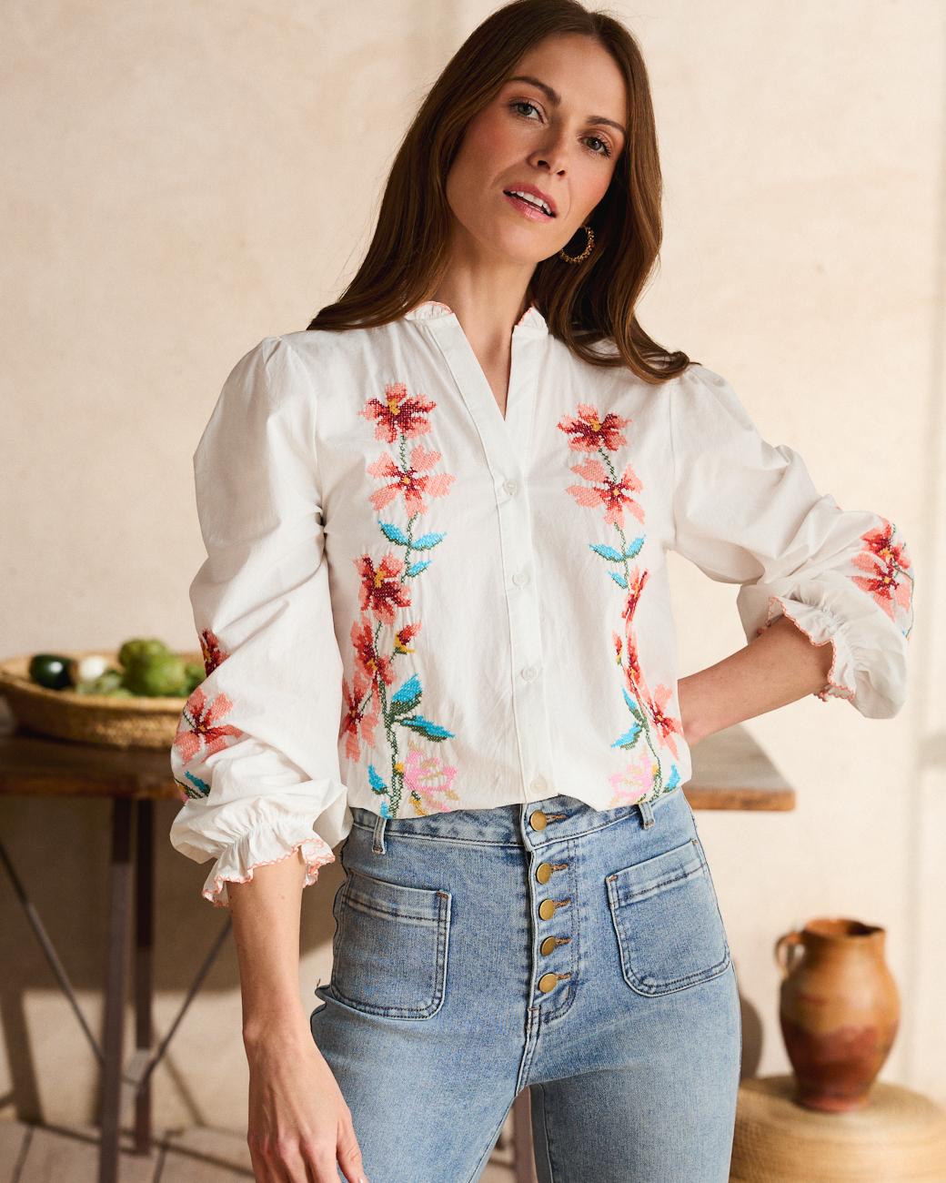 Camisa Bordado Fiona
