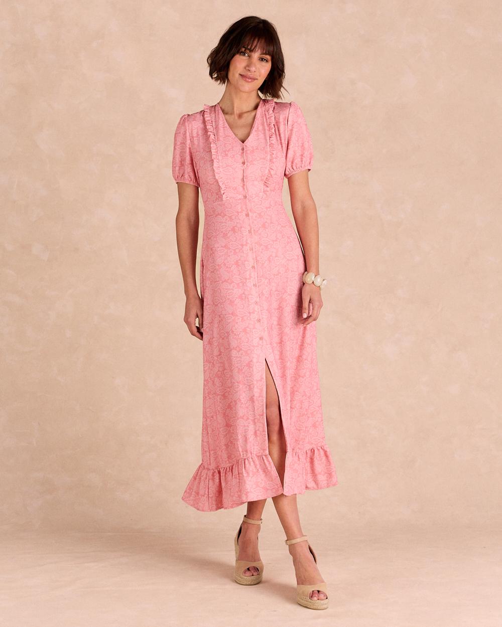 Vestido Largo Estampado Yssia
