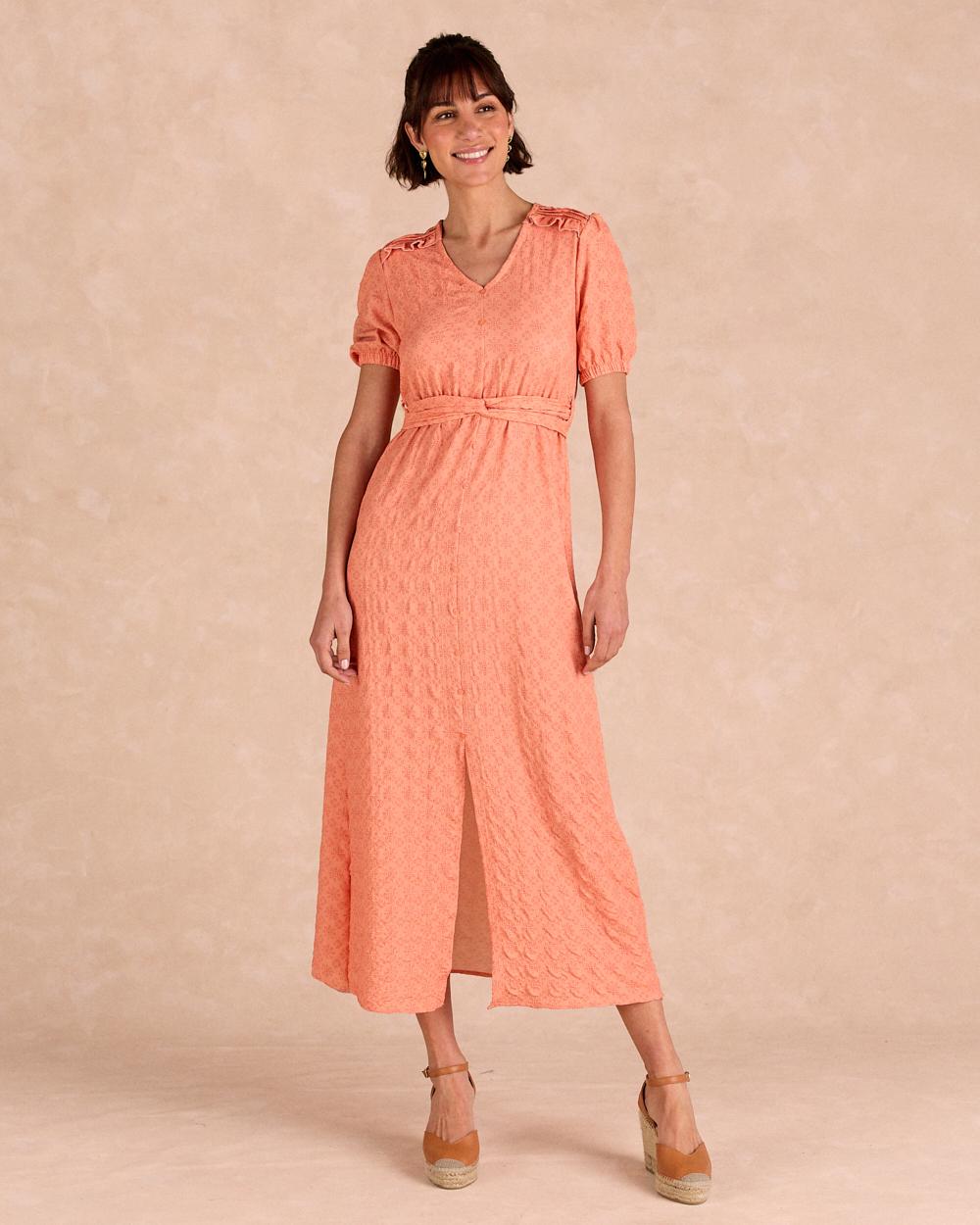 Vestido Naranja Mirela