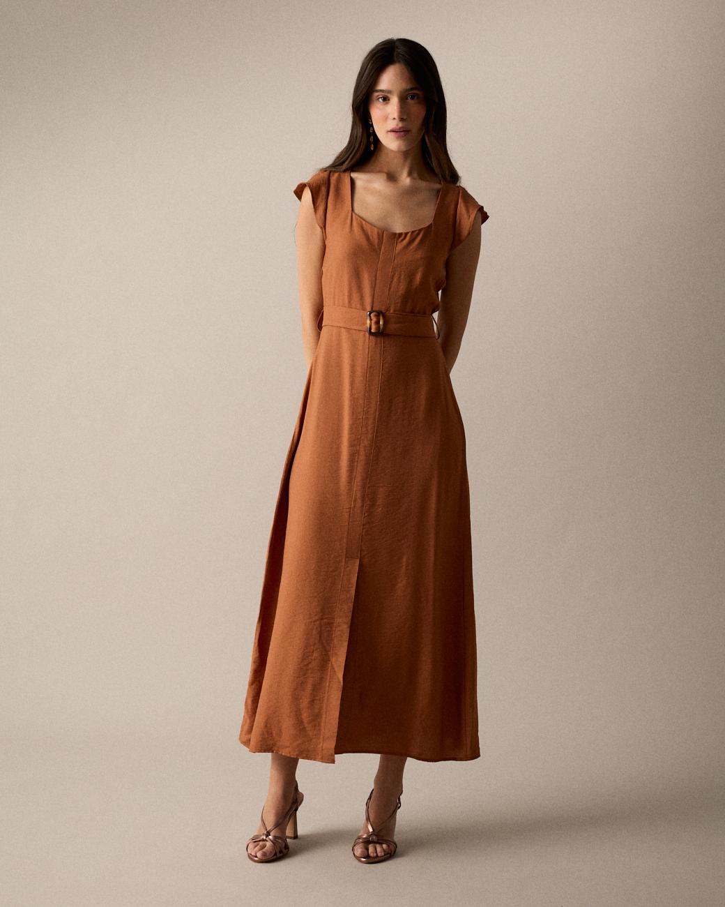 Vestido Marrón Lola