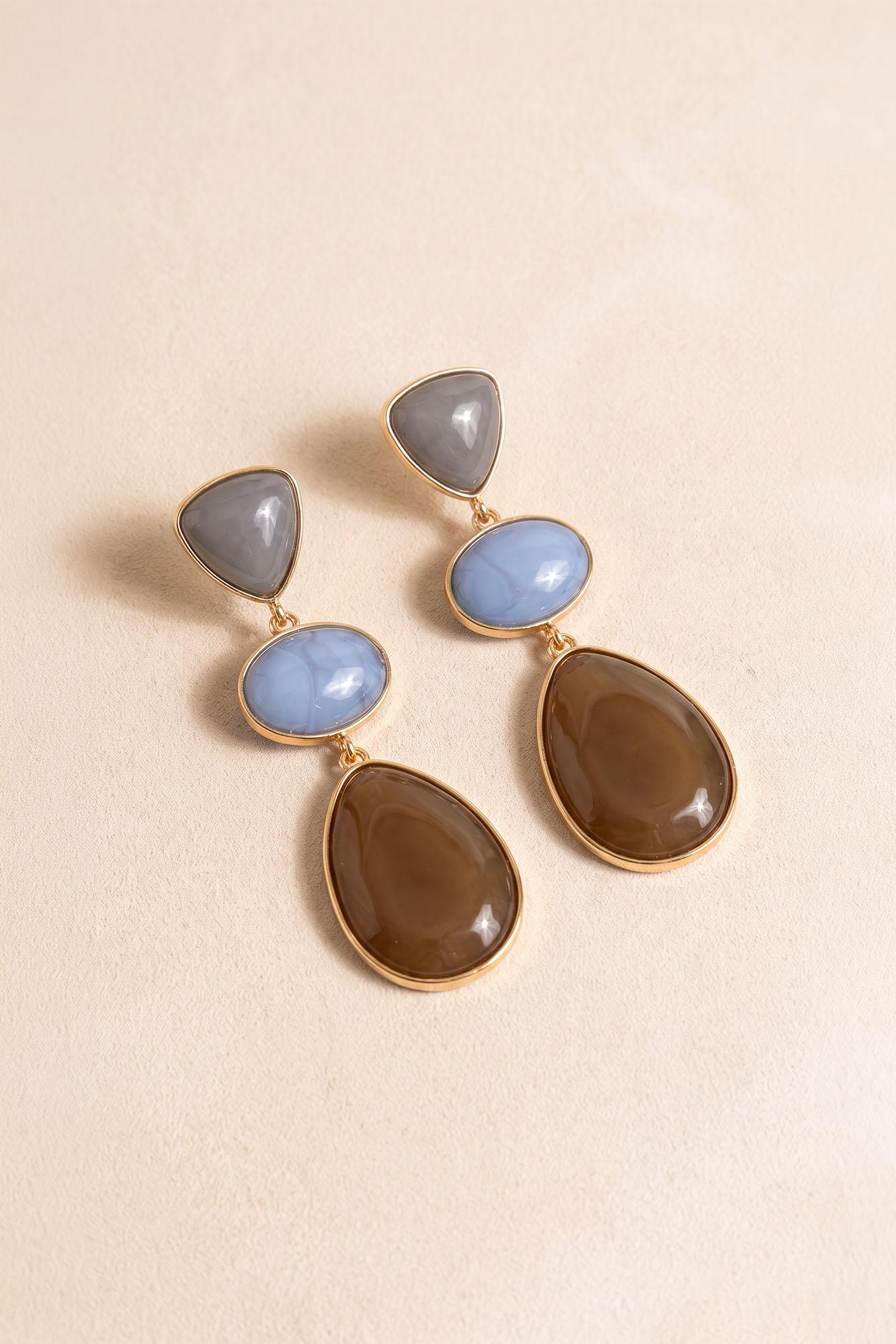 Pendiente Piedras Corinthia