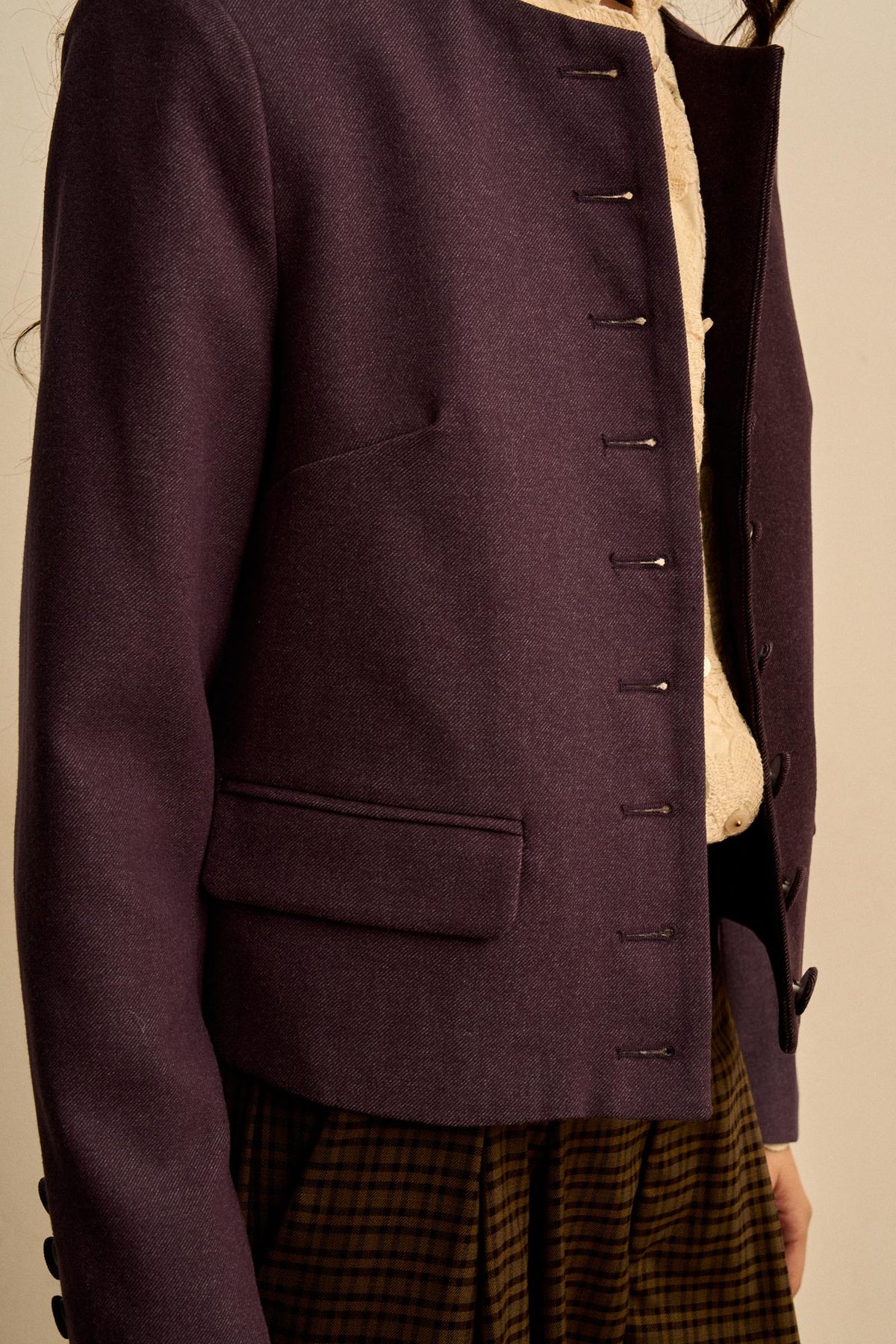 Chaqueta Cuello Redondo Esmée