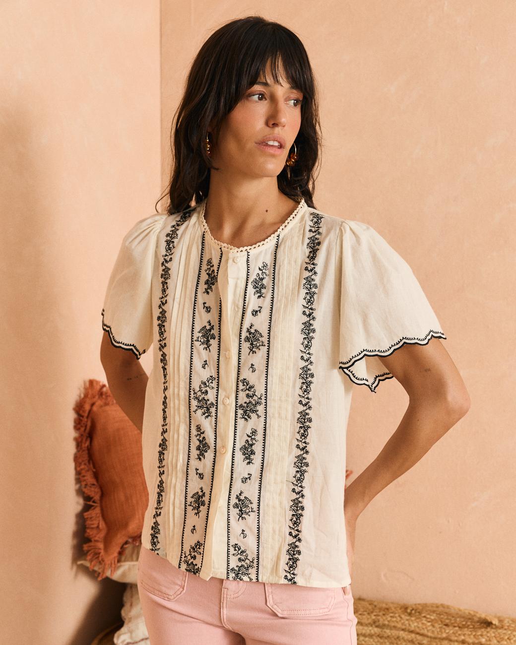 Camisa Bordado Rubina