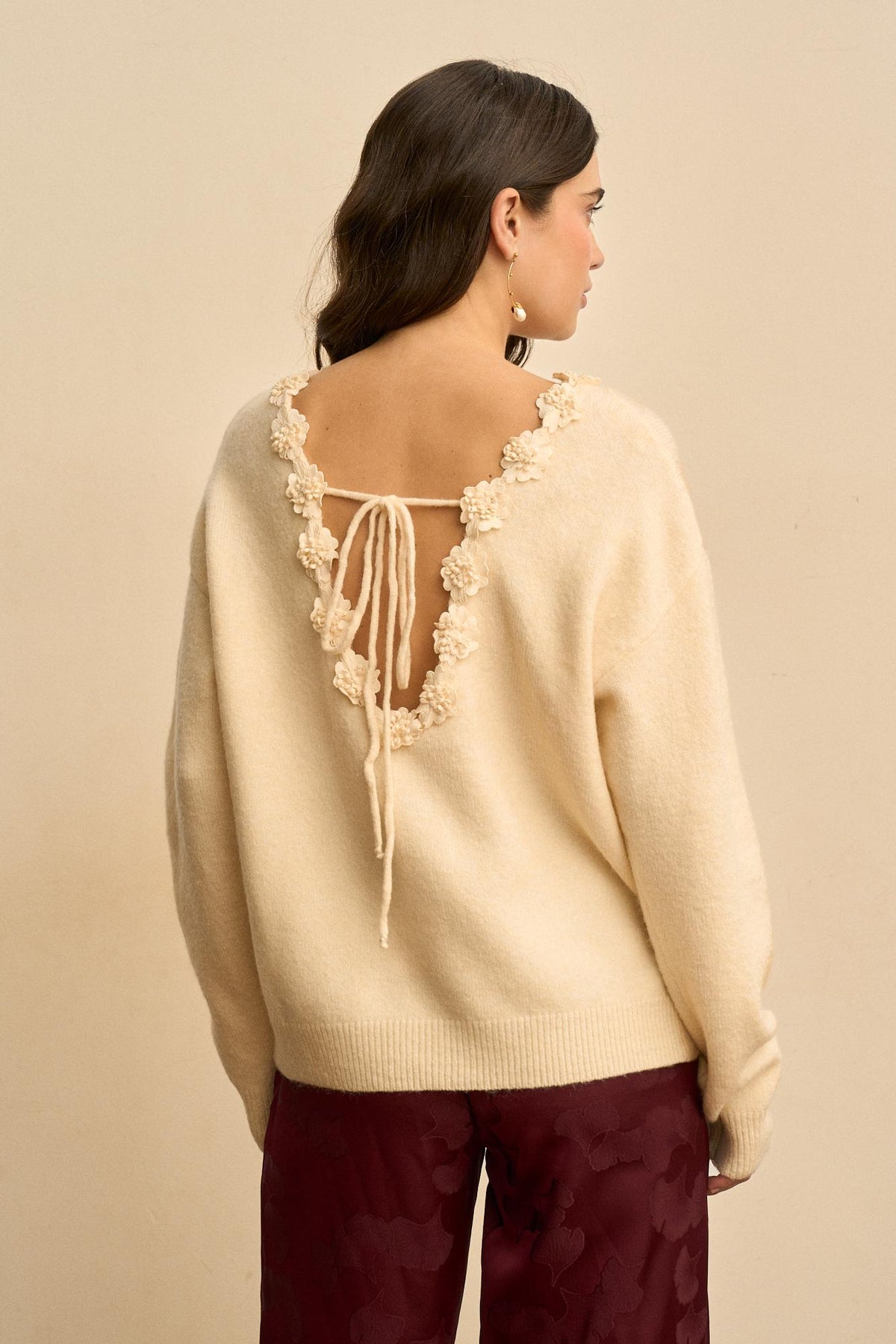 Jersey Flores Cuello Mélisande