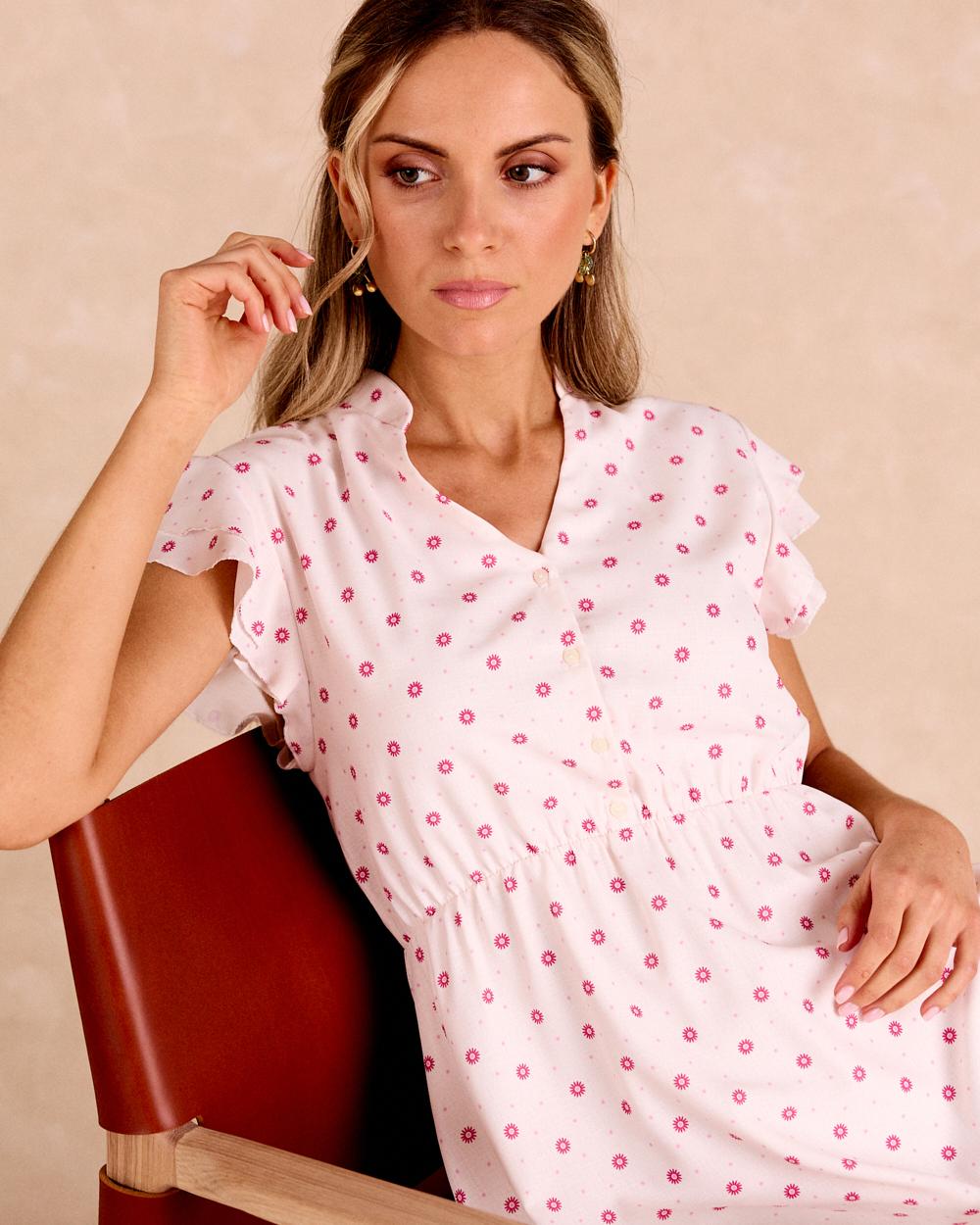 Vestido Corto Flores Daelia