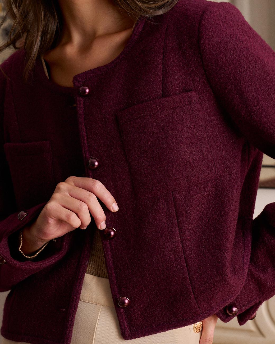 Chaqueta Burdeos Lorel