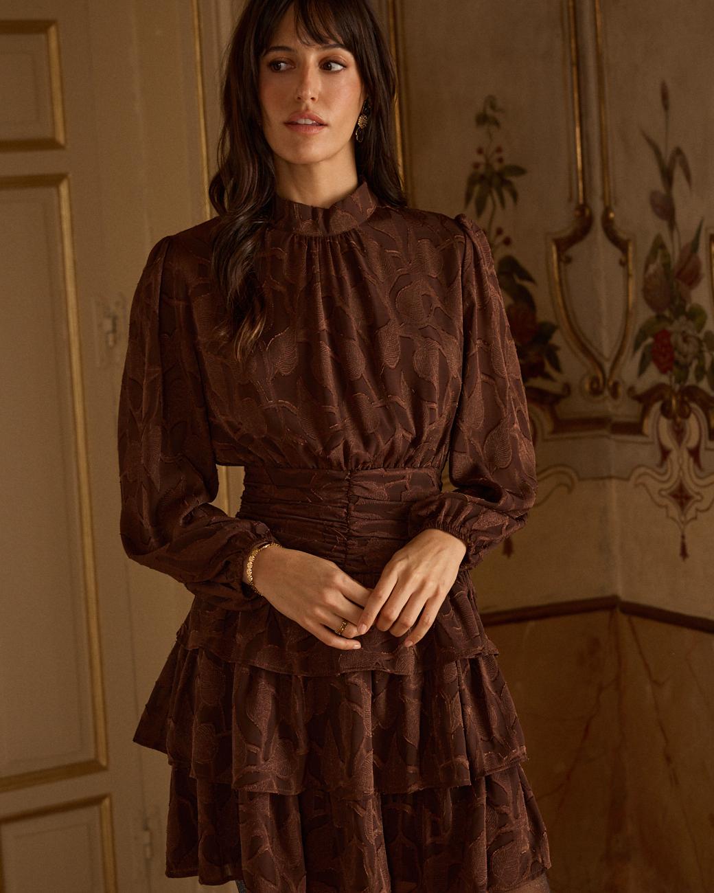 Vestido Cuello Alto Marian
