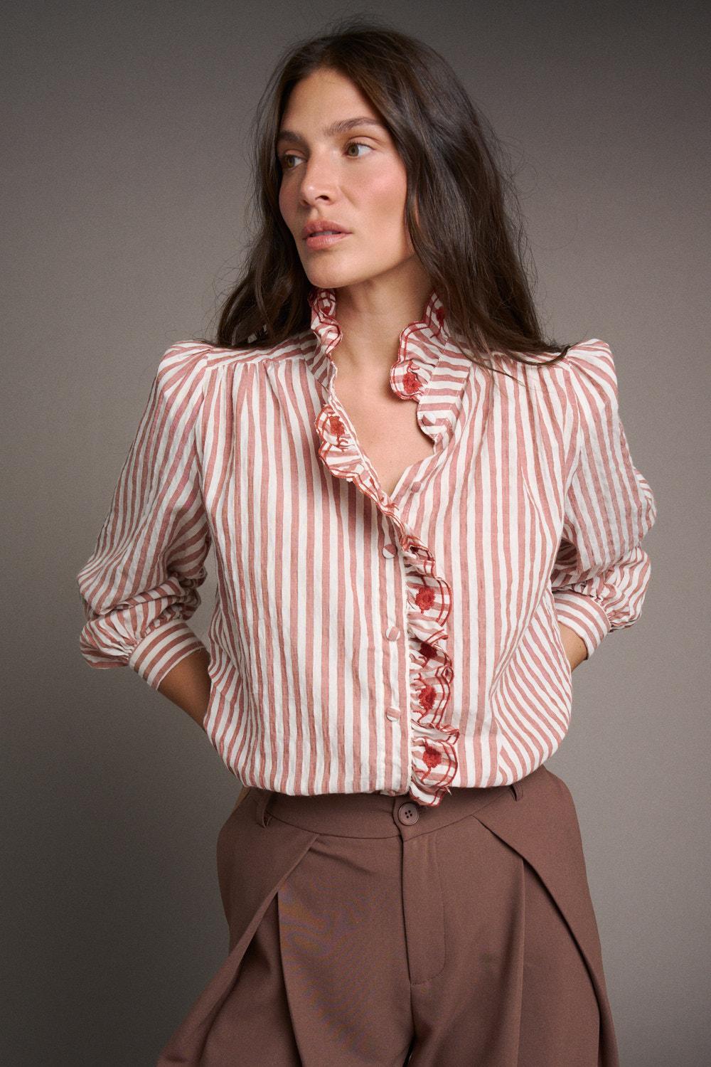 Blusa Rayas Colomara