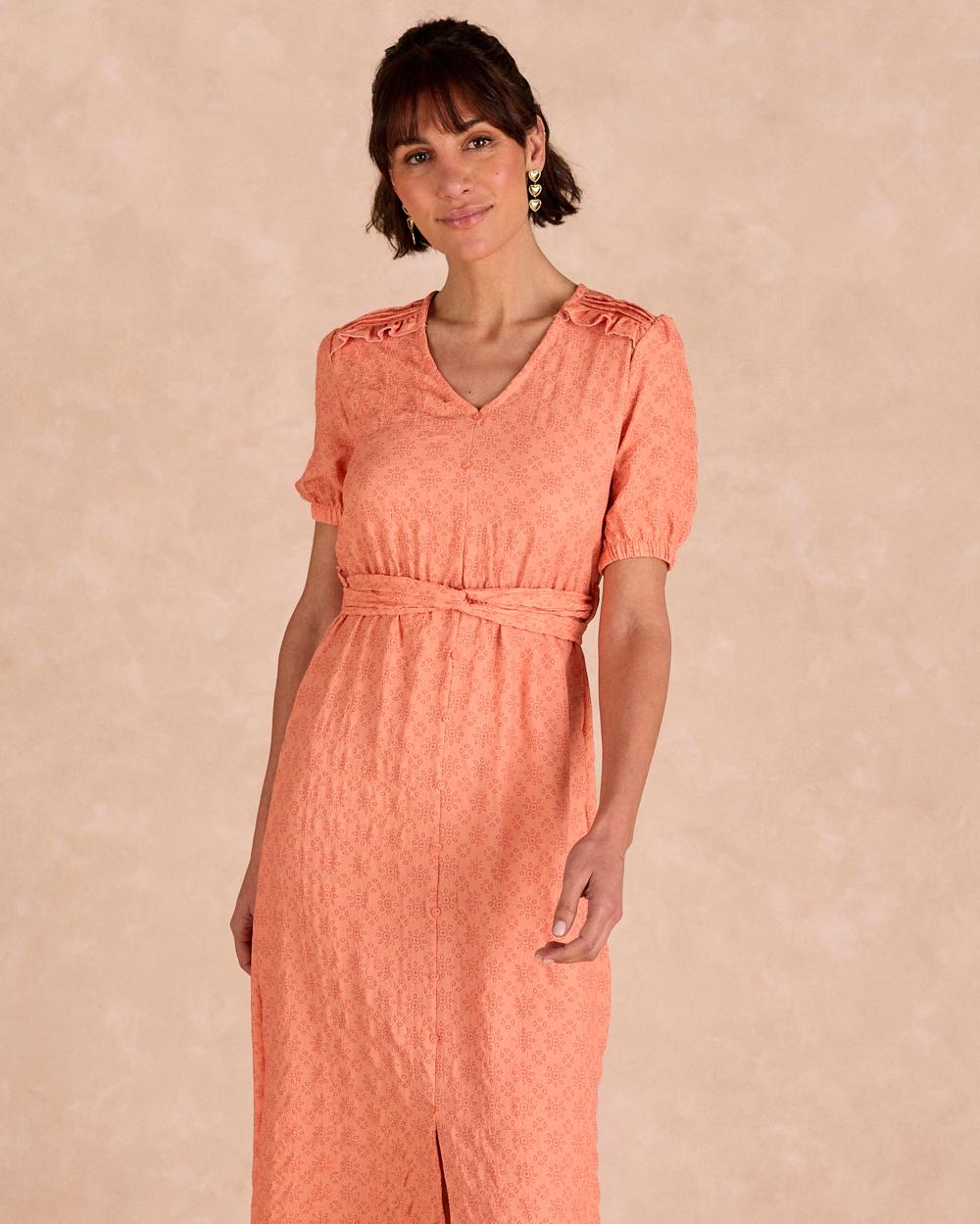 Vestido Naranja Mirela