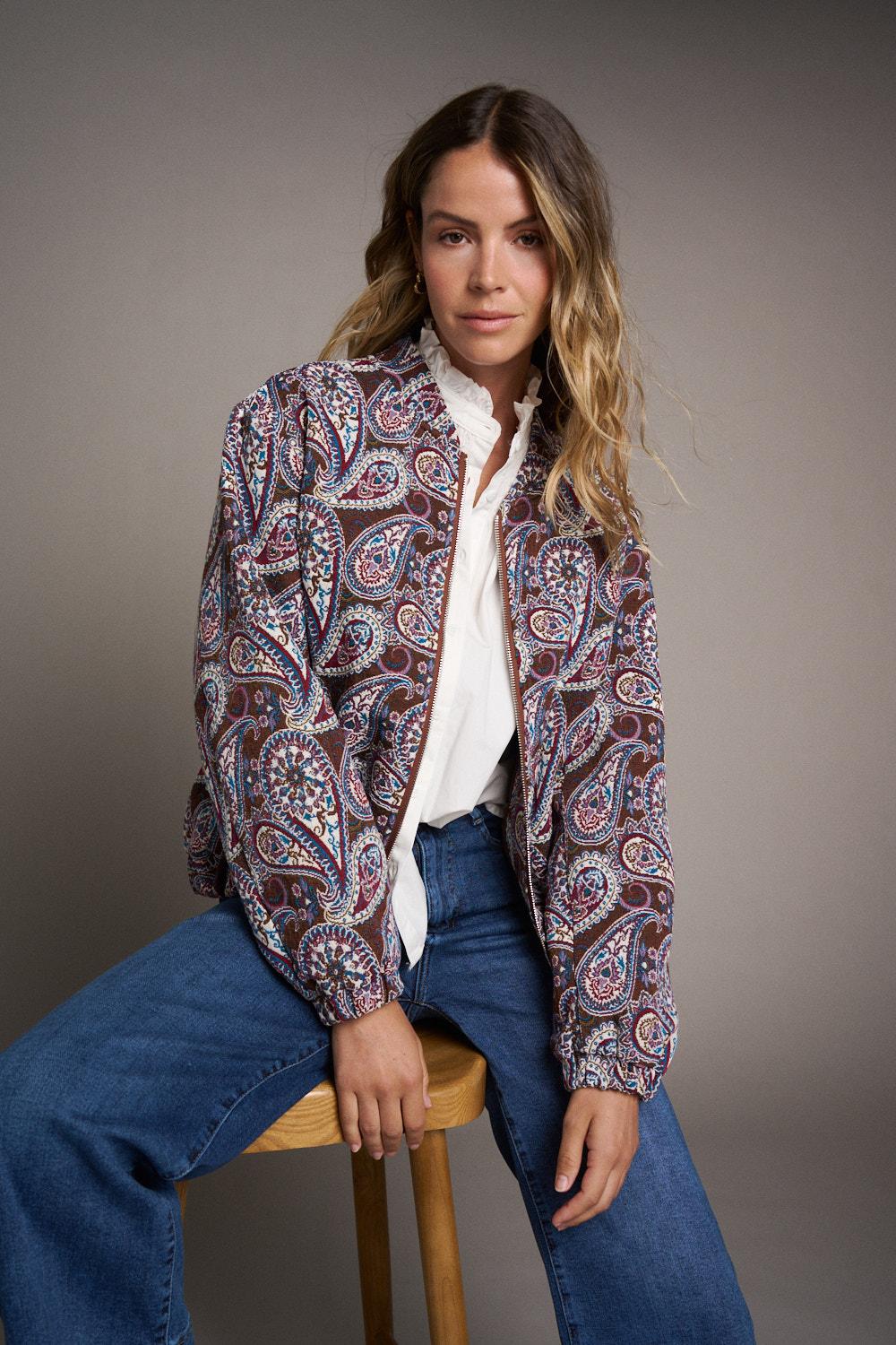 Chaqueta Paisley Adèle