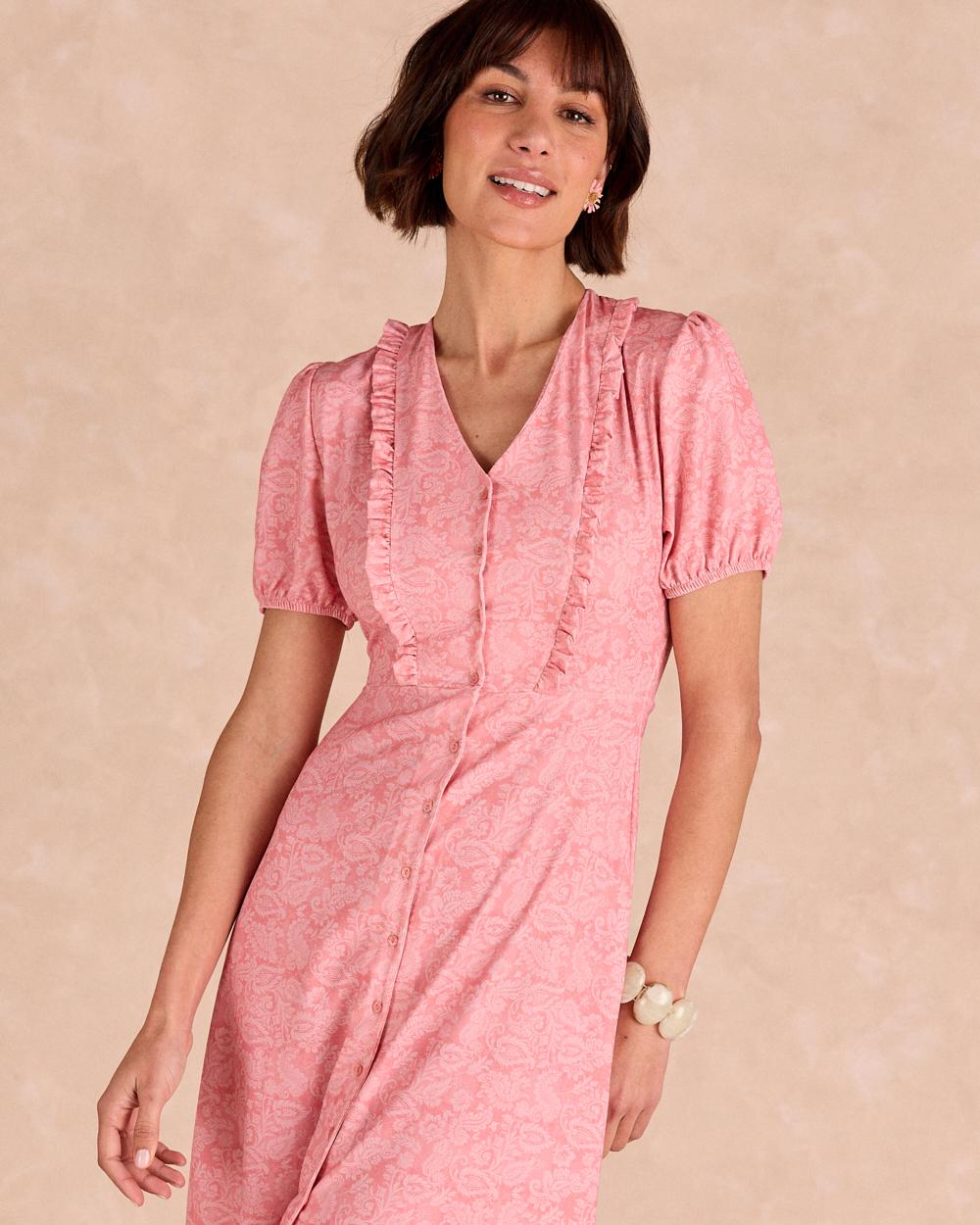 Vestido Largo Estampado Yssia