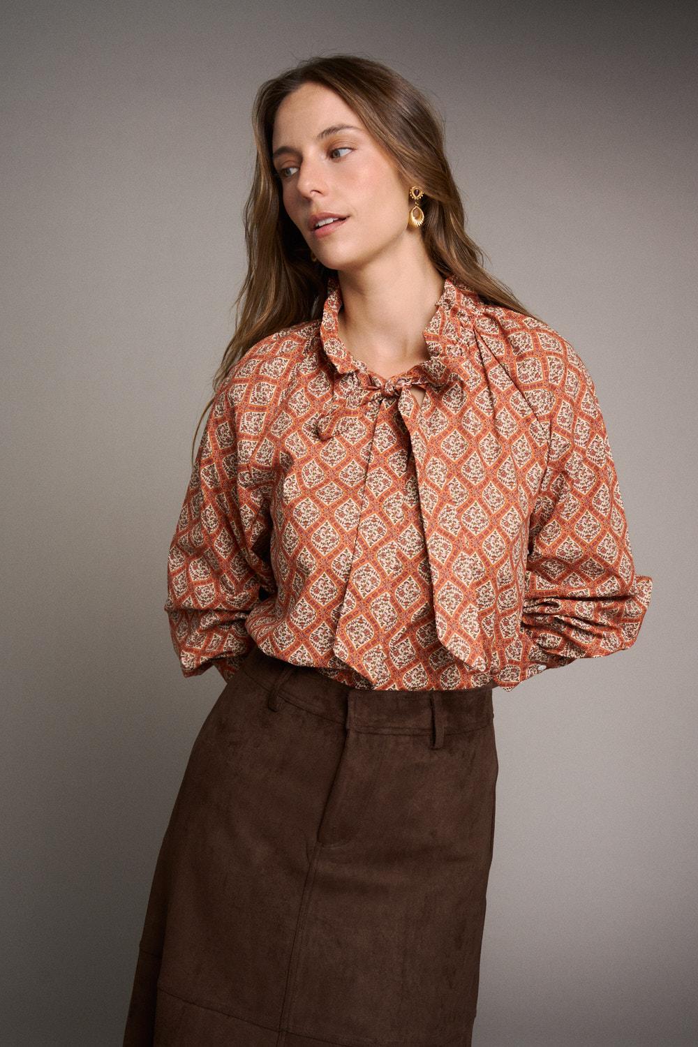 Blusa Lazada Estampado Floral