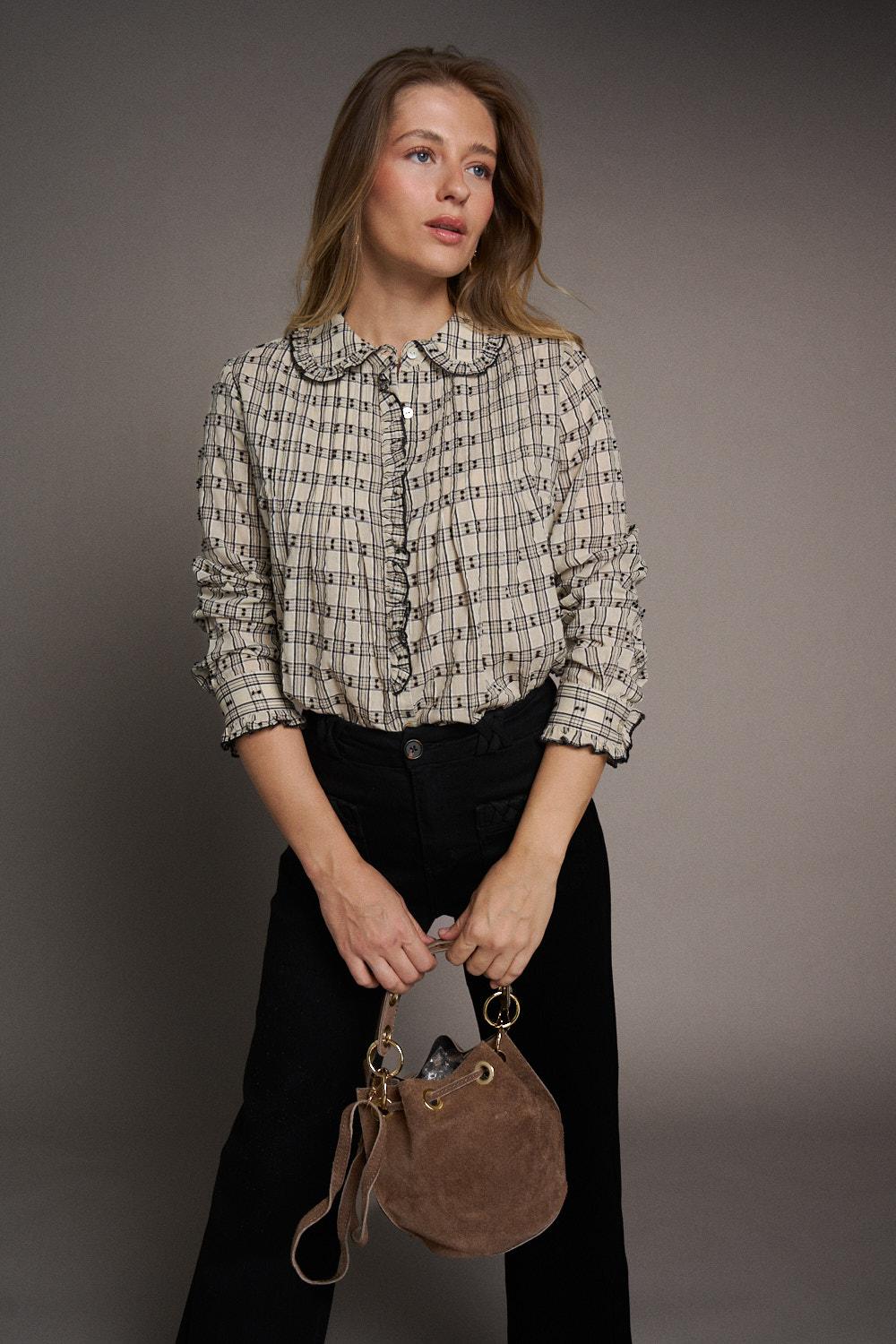 Blusa Cuadros Julia