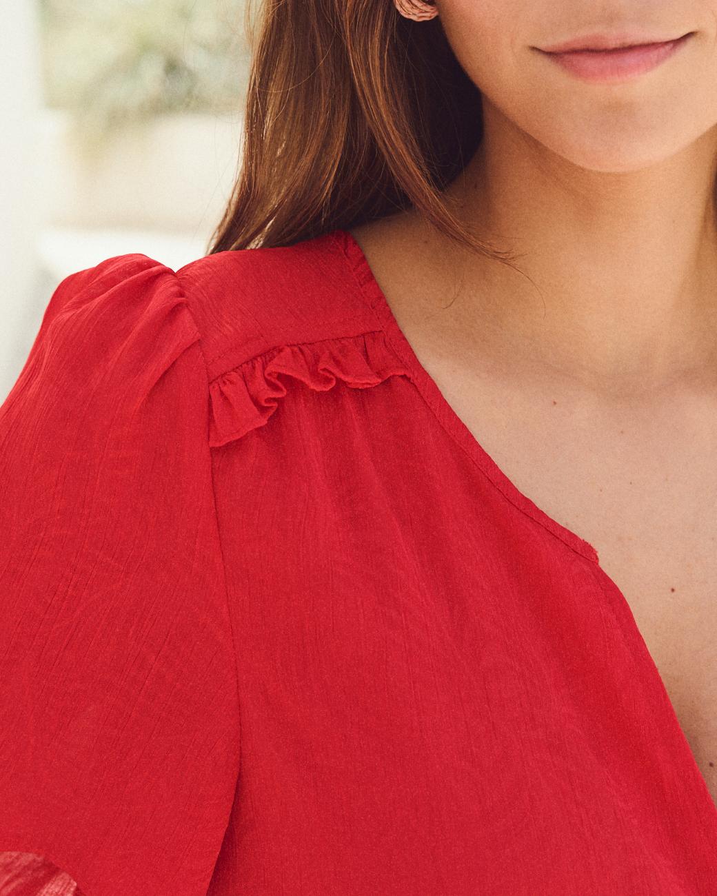 Blusa Roja Carmina